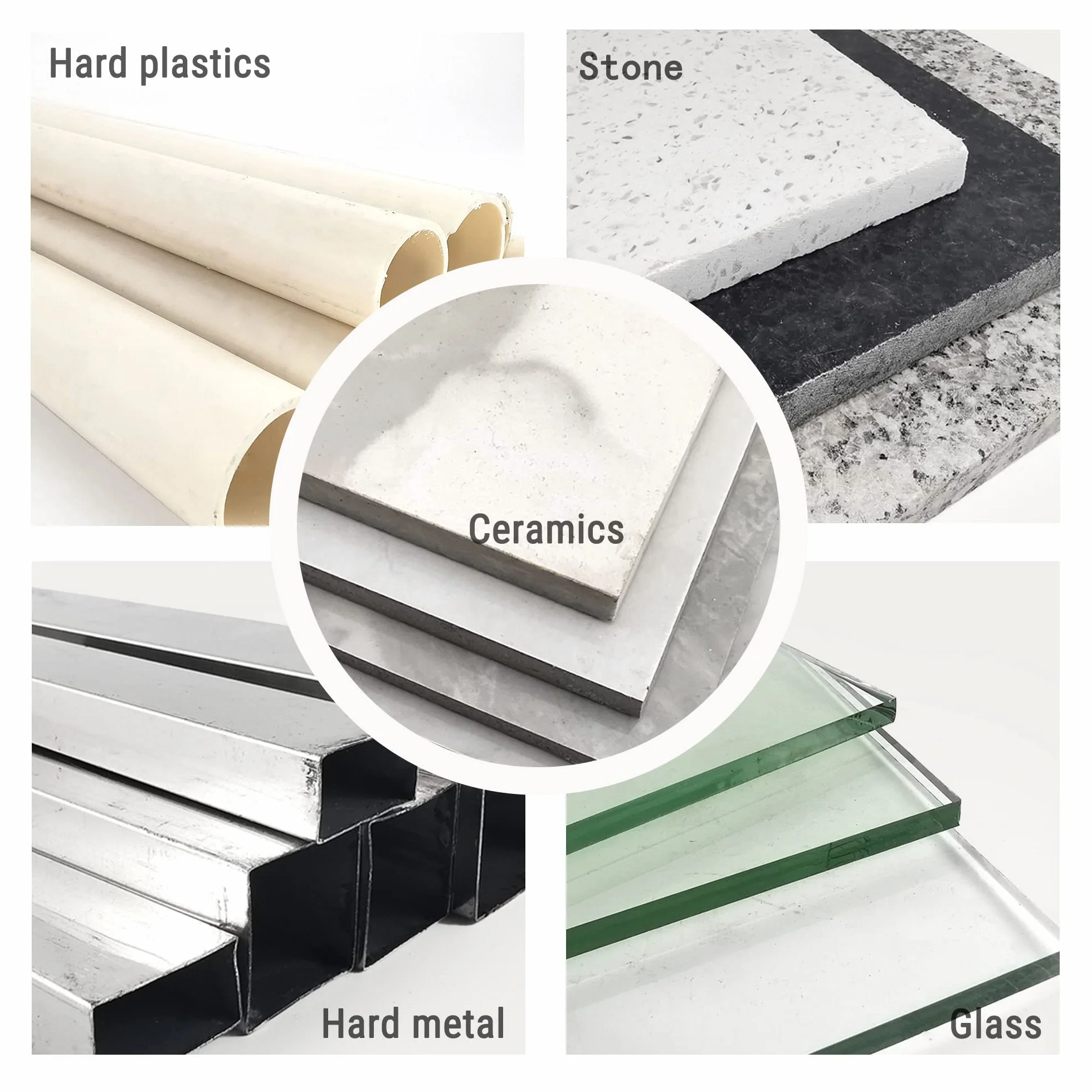 NBB Tampon à Main Diamanté Bloc de Ponçage Polissage avec Dos en Éponge Flexible 60#