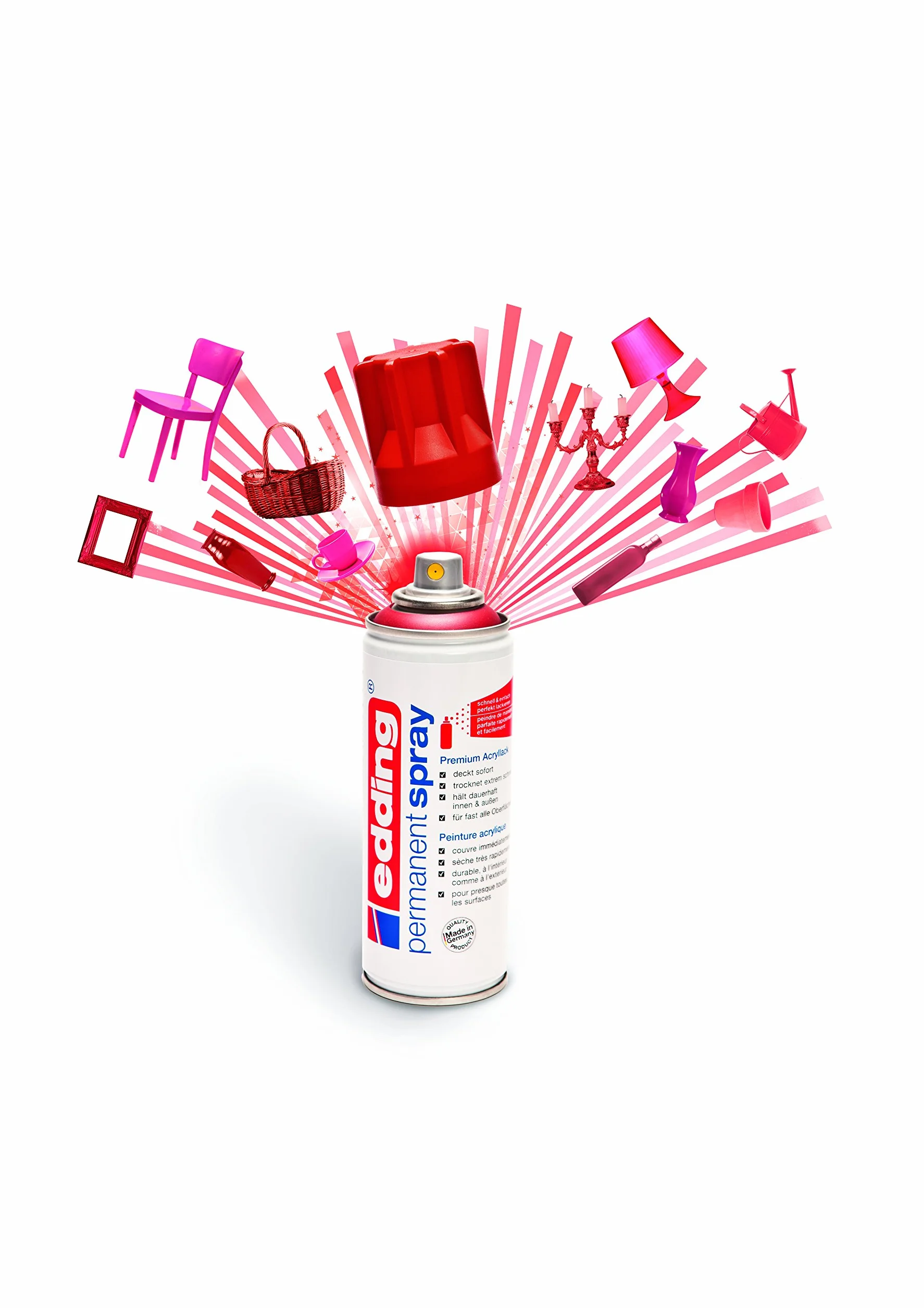 edding 5200 permanent spray traffic white matt 200 ml acrylic paint aerosol spray