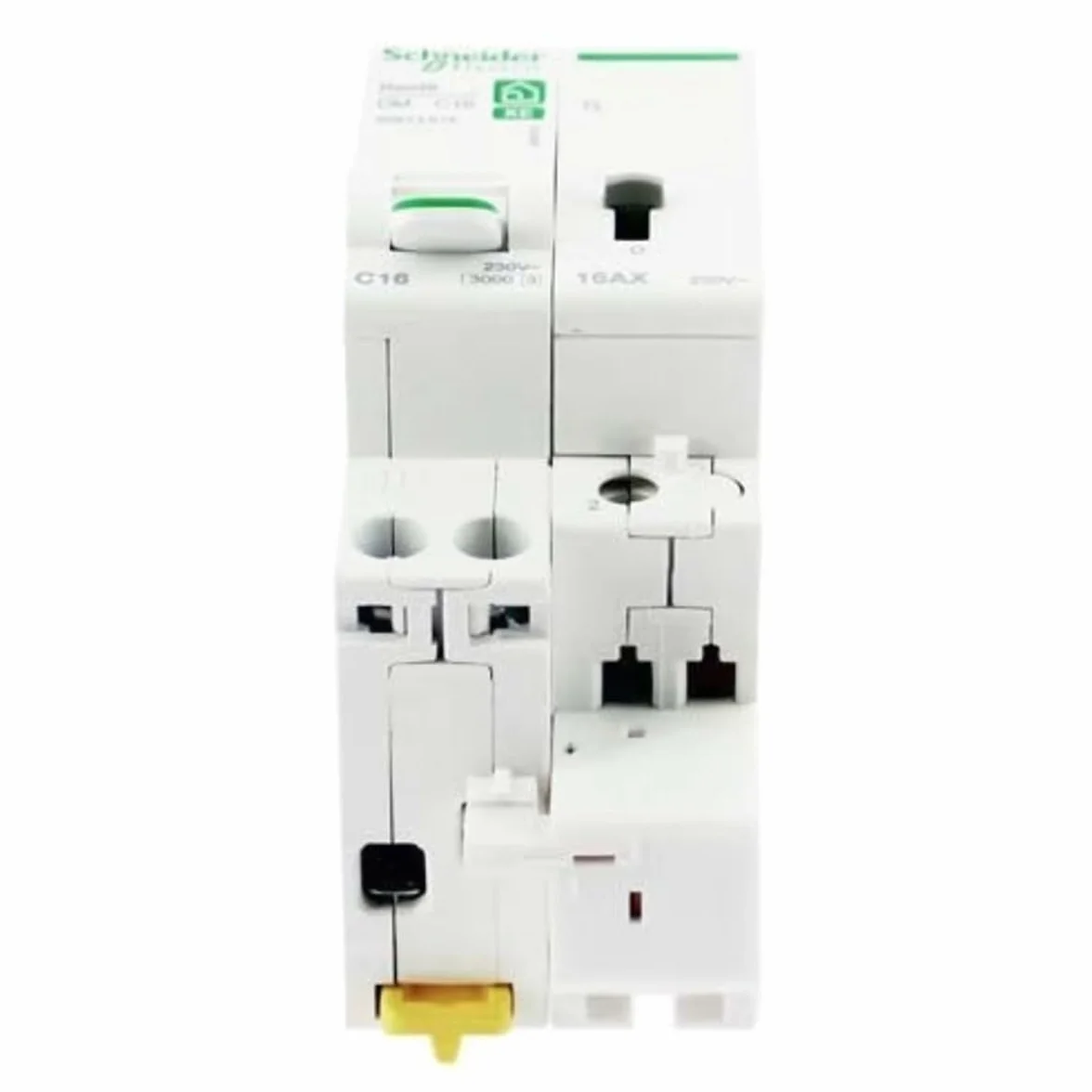 Schneider Electric Resi9 XE R9ECL616 1P+N 16A courbe C disjoncteur télérupteur embrochable