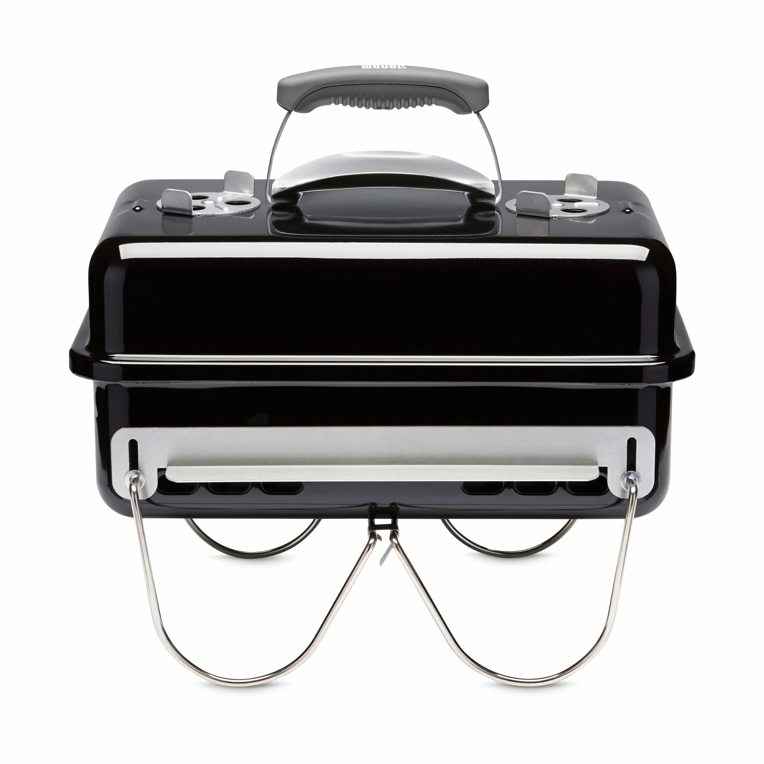 Weber Barbecue au Charbon Go-Anywhere Portable, Pieds Repliables, Design Compact, 42x26 cm, Noir