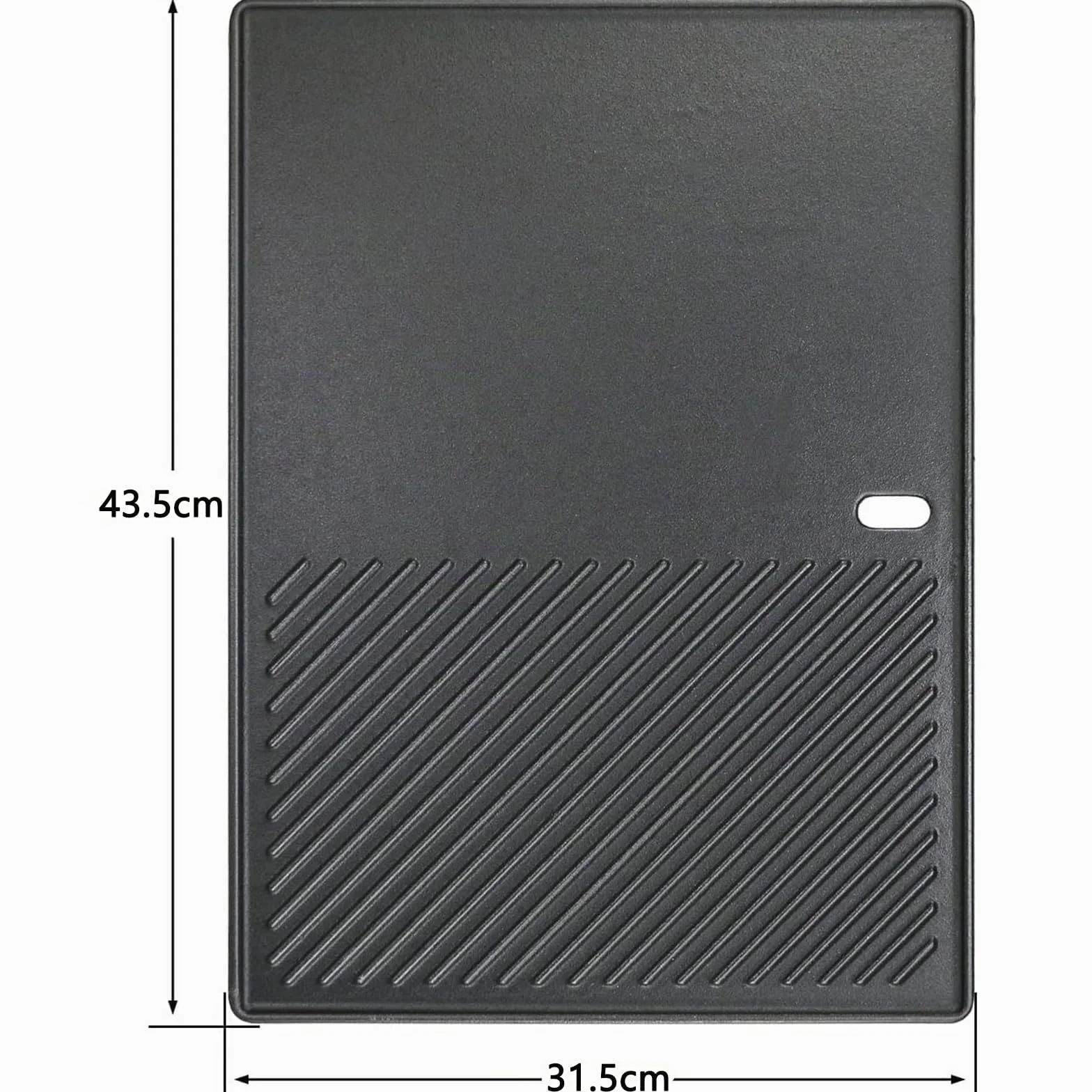 GFTIME Plancha de Plaque Cuisson 43cm x 31cm Fonte pour Landmann Triton 3/4, Enders Boston 4, Monroe PRO 4