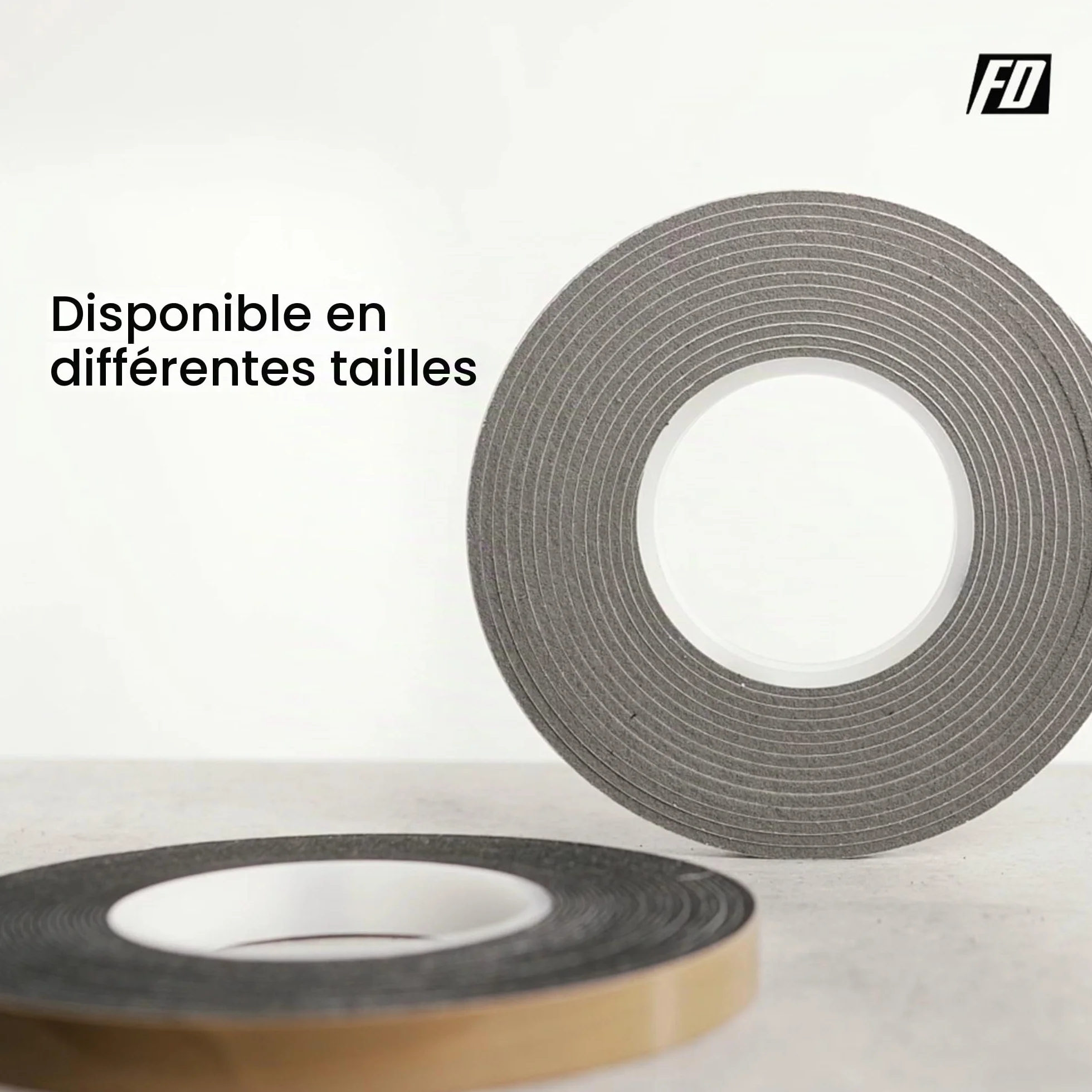 Joint d'Étanchéité en Bande Comprimée 10/3 - Ruban de Compression 10m x 10mm, Gris