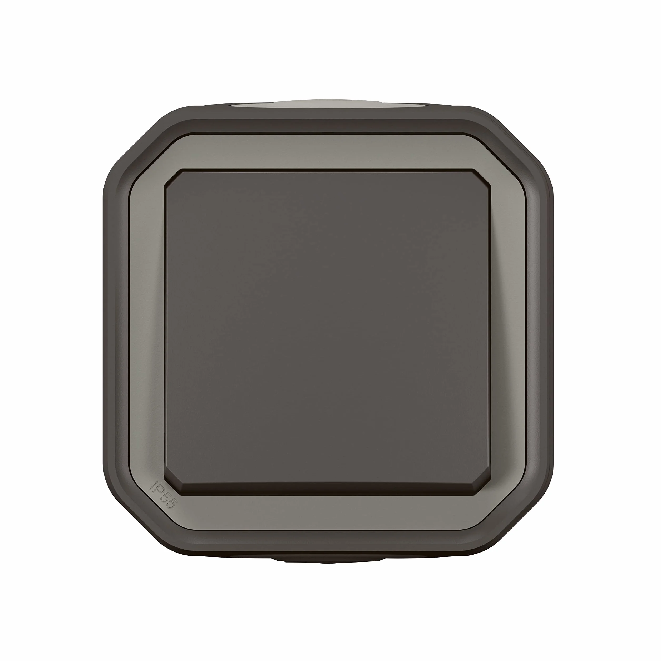 Legrand Interrupteur Mural Étanche Simple ou Va-et-vient 10A Plexo Anthracite