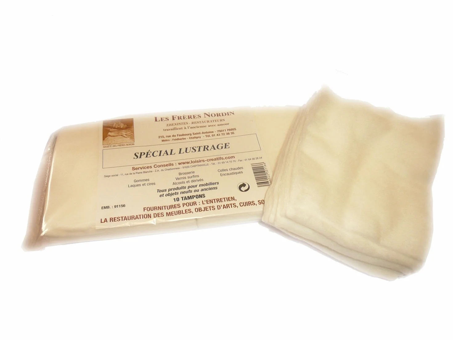Les Frères Nordin Tampon spécial lustrage par 10