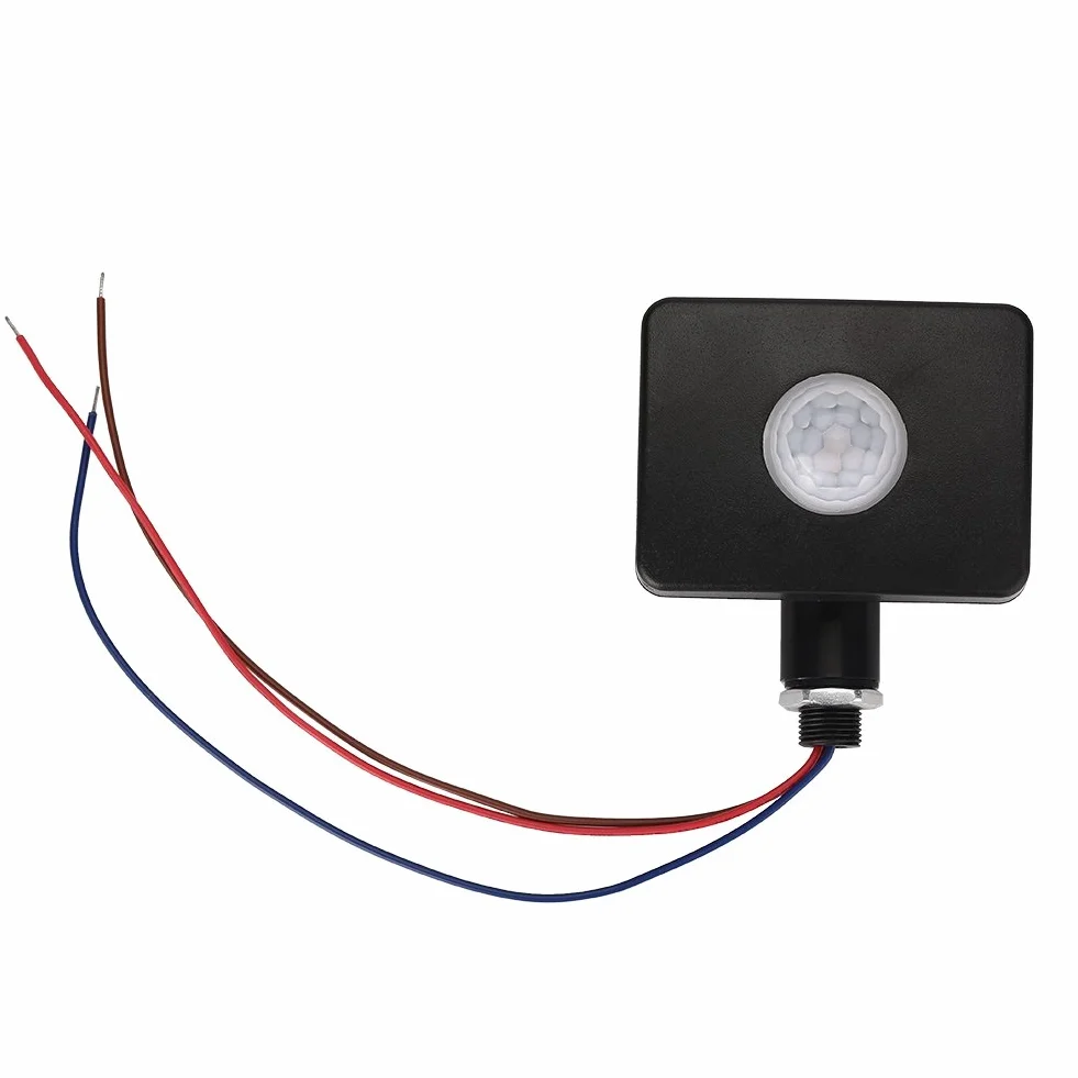 Interrupteur d'ampoule à capteur infrarouge de mouvement PIR 90~250V pour lampe de jardin