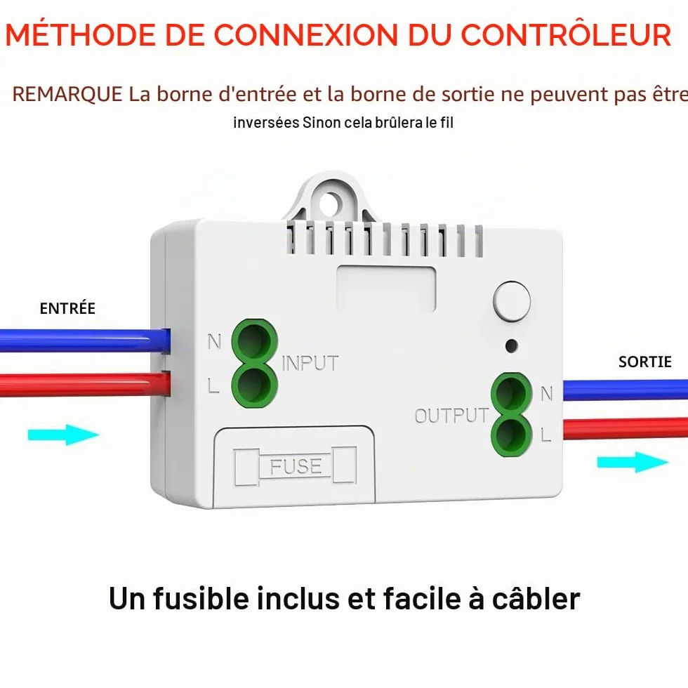 EU Interrupteur sans fil sans piles Lot de 2 Kit Autoalimenté Va-et-vient Radio Télérupteur Éclairage Domestique (1Gang 2V1 A)
