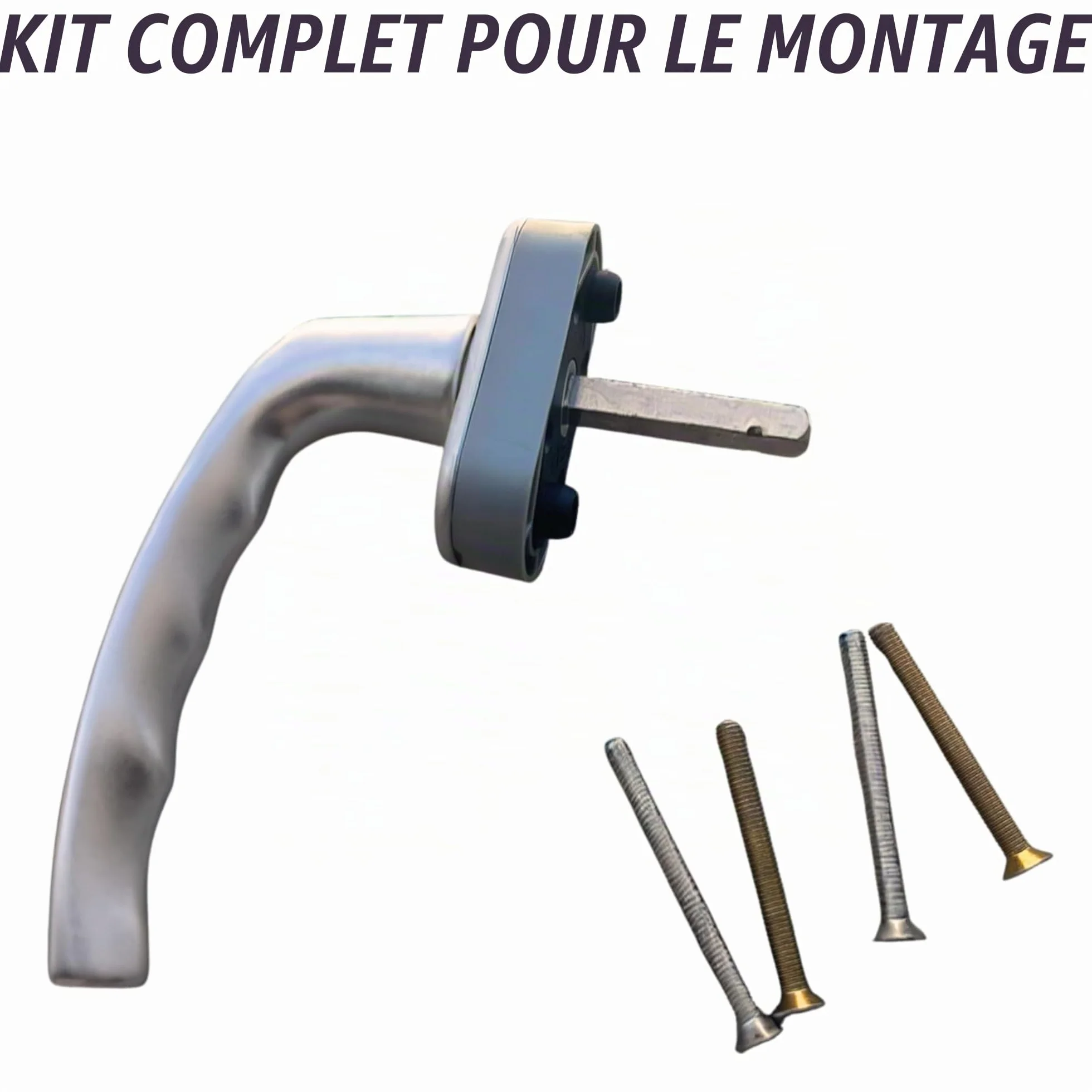 Poignée de fenêtre blanche 360 degrés pour porte fenêtre