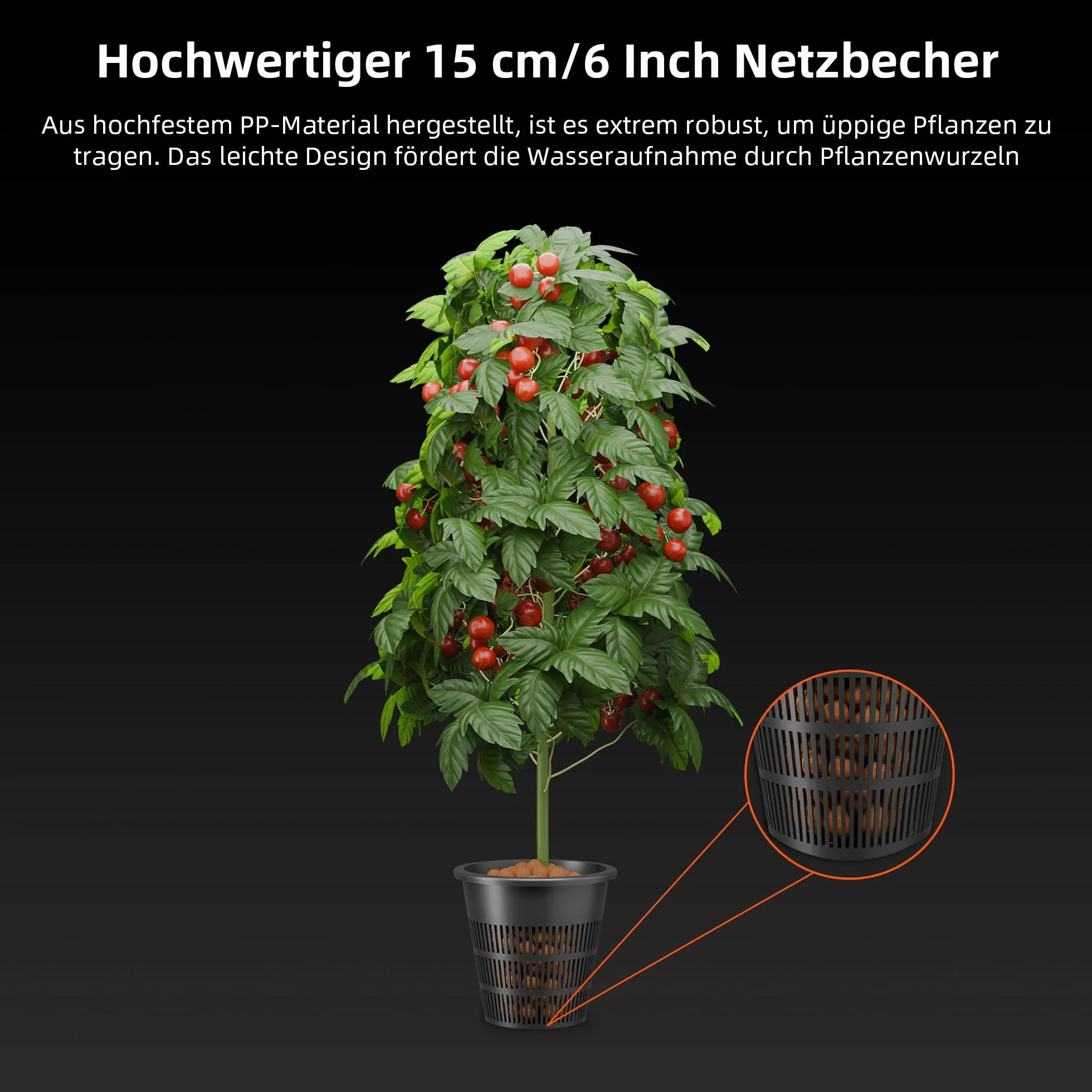 SPIDER FARMER DWC Système de Culture Hydroponique 27L/7Gal Culture en Eau Profonde Pompe à Air 8W 2 Seaux