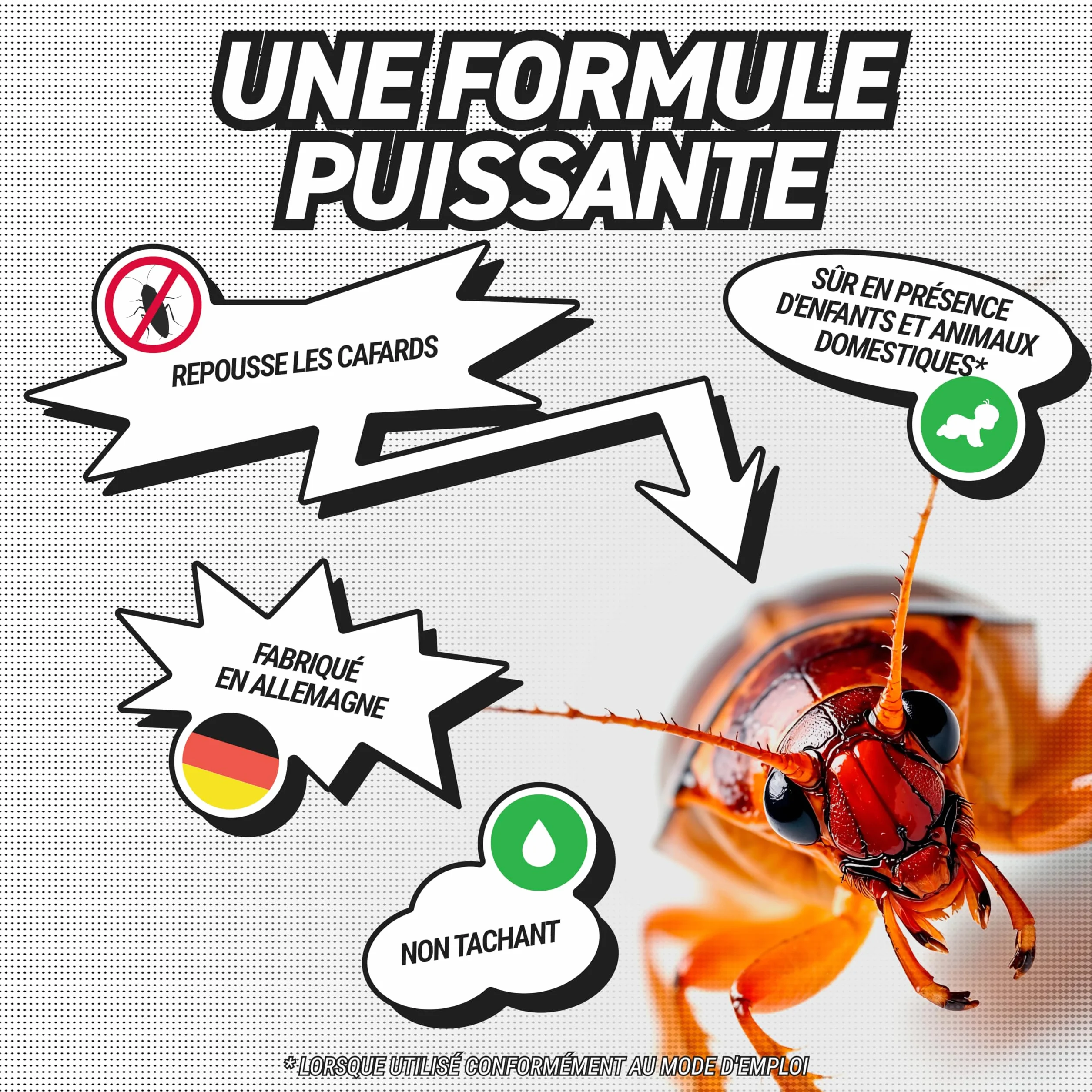 RepellShield Spray Anti Cafard Maison Intérieur Extérieur 250ml Barrière Répulsive Plantes Cuisine Salle de Bain