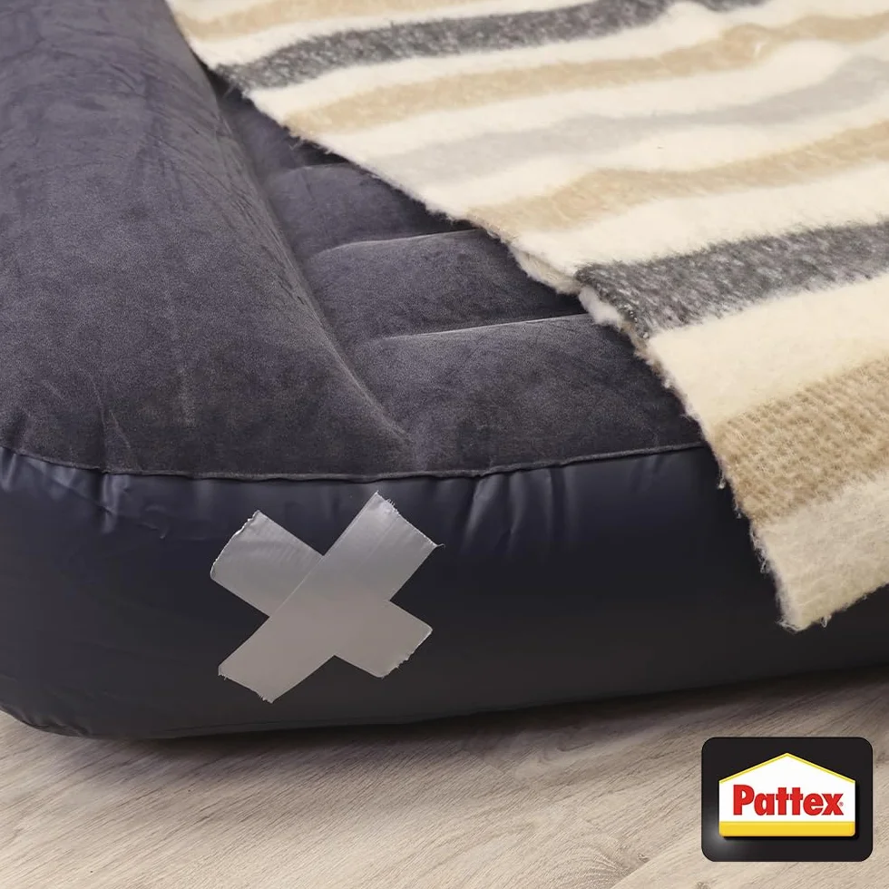 Pattex Power Tape Ruban adhésif gris 5m extra fort charges lourdes Bande adhésive toilée tous supports étanche