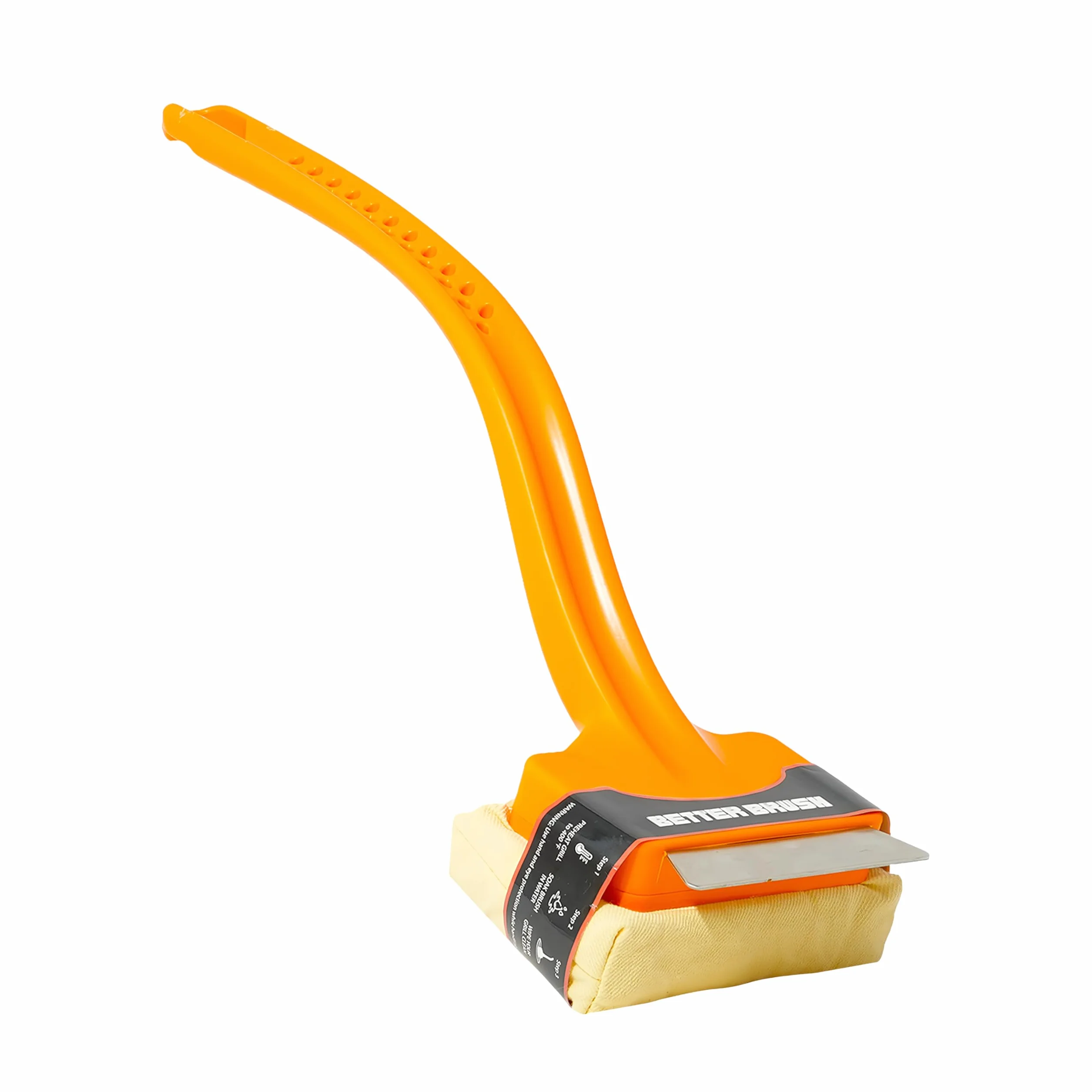 Grill Rescue Tête de Nettoyage Remplaçable pour Barbecue sans Poils pour Grilles Acier Inoxydable Fonte Fibre Aramid Lave-Vaisselle