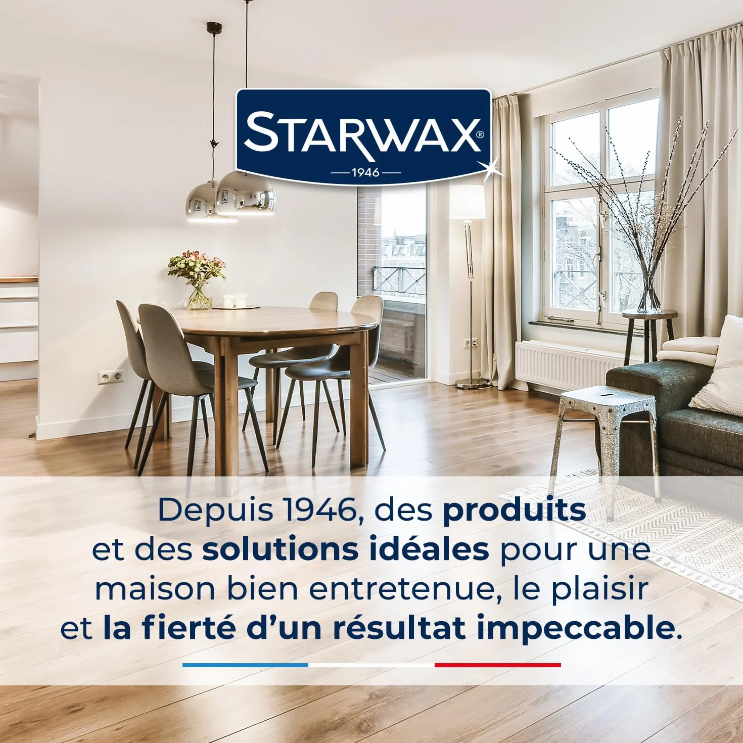 STARWAX Décapant Dégraissant Parquets Sols Stratifiés 1L 80m² Sans Rinçage