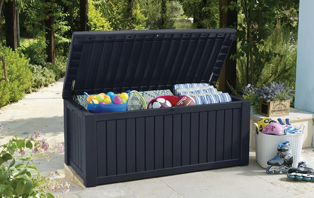 KETER Coffre de rangement extérieur ROCKWOOD 570 litres