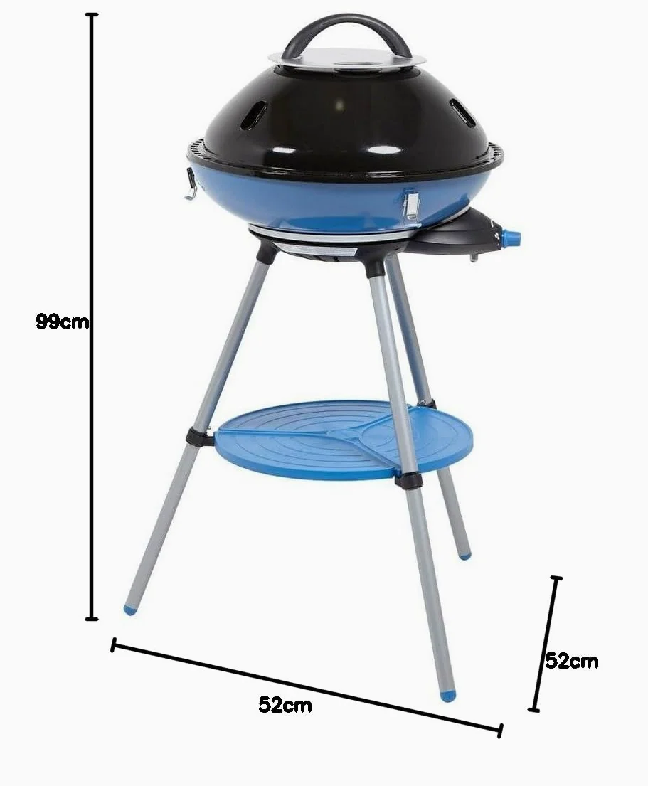 Campingaz - Plaque de Cuisson/Grill - Party Grill 600 + Flexible Hose 1,25 m + Robinet détendeur 28 mbar 500g/h