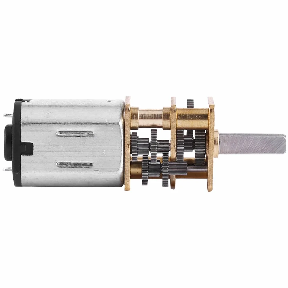 Moteur d'engrenage DC 6V 1:1000 10/15/20 RPM Pour Robot Jouet Voiture Modèle Avion