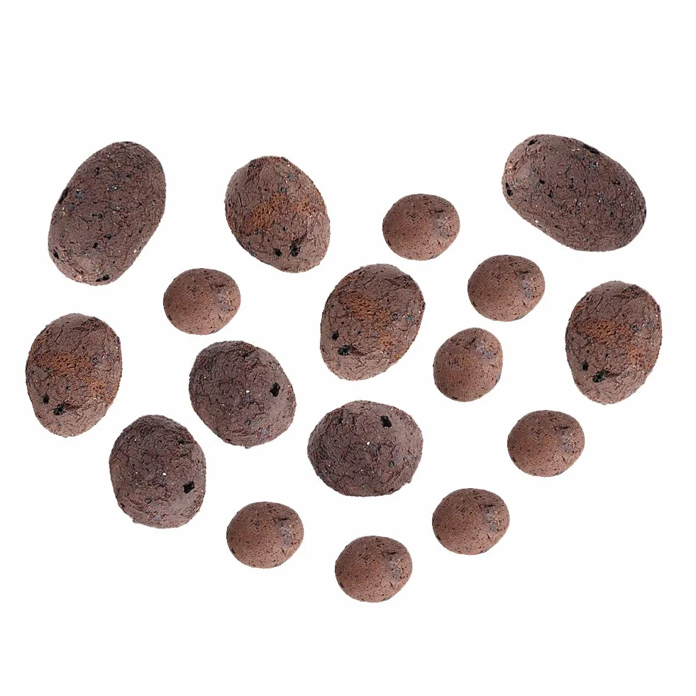 Yosoo Hydroponic Clay Pebbles Growing Media Galets d'argile anionique pour système hydroponique Jardin d'herbes d'intérieur pour laitue, Menthe, Persil