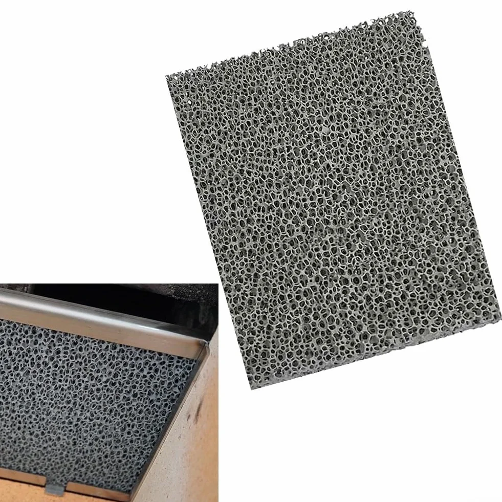 Filtre à poussière fine Hark 200 x 200 x 20 mm pour cheminées et poêles - Gris
