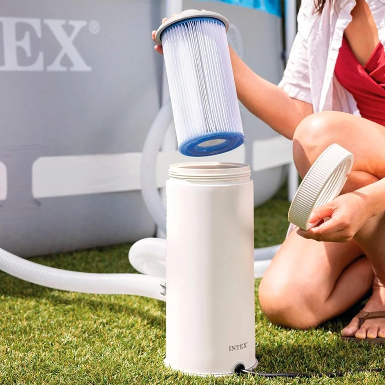 Intex épurateur à cartouche C530 1,7m3/h
