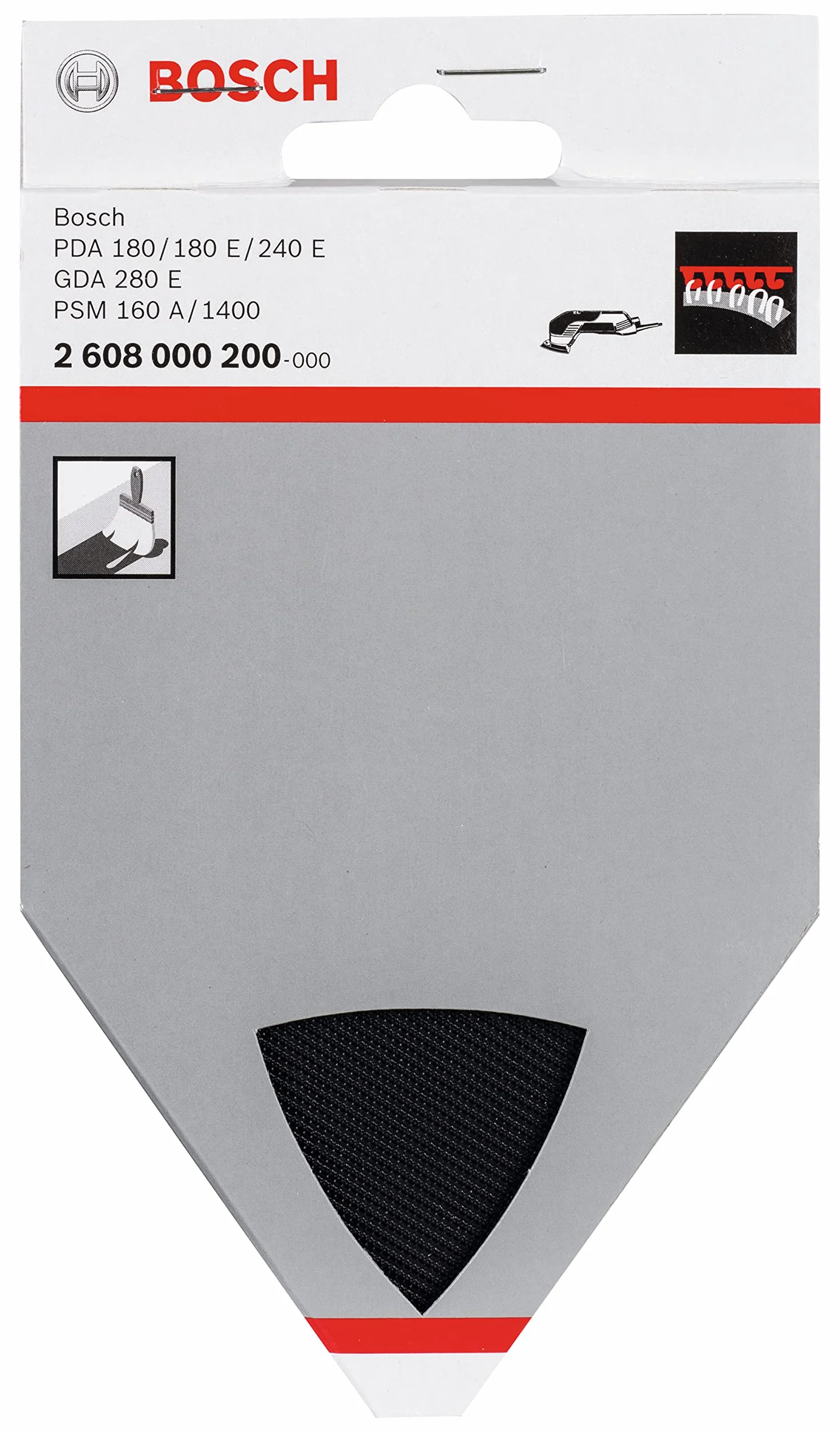 Bosch Plateau de ponçage 160 x 94 mm