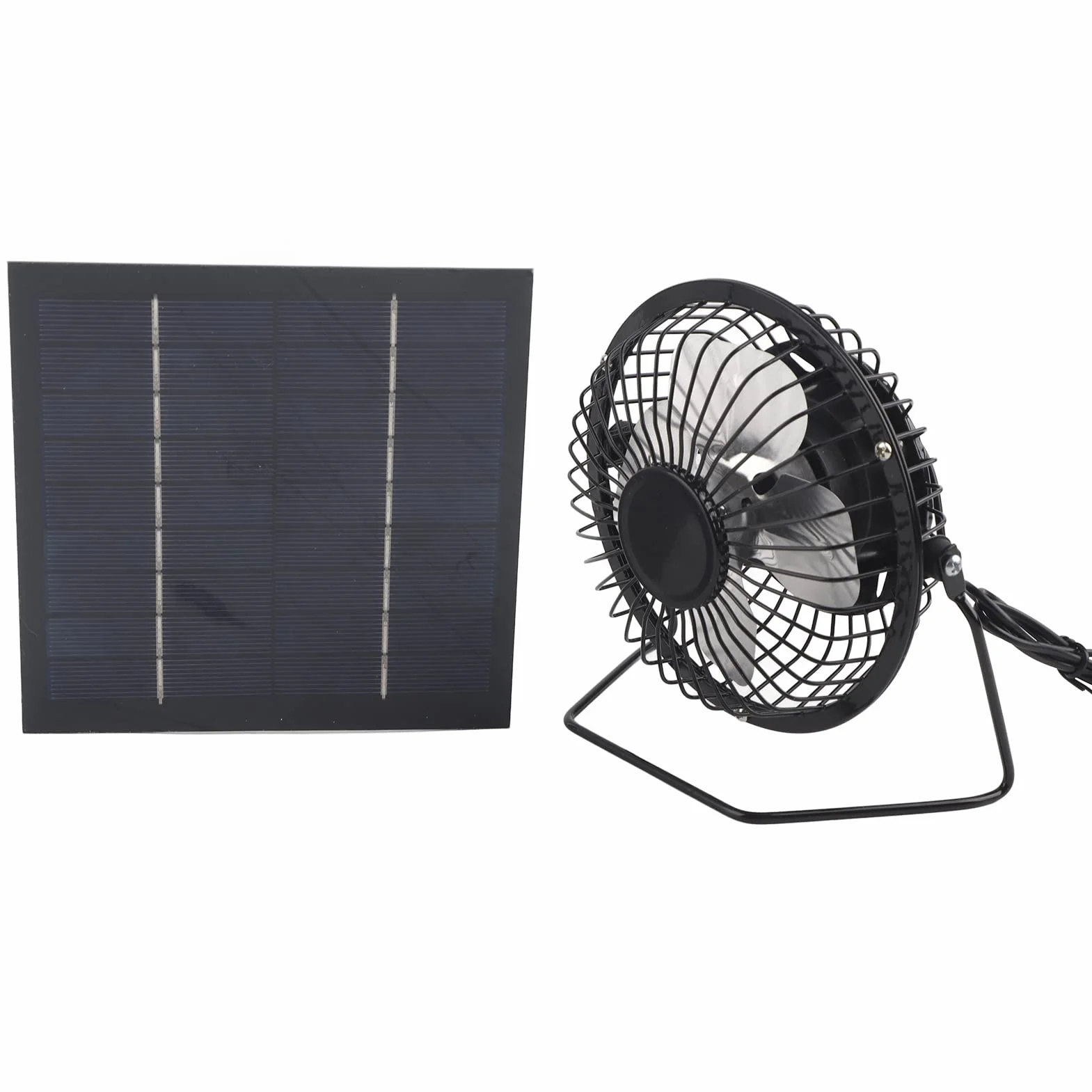 Panneau Solaire 5W Ventilateur de Refroidissement Portable pour Serre