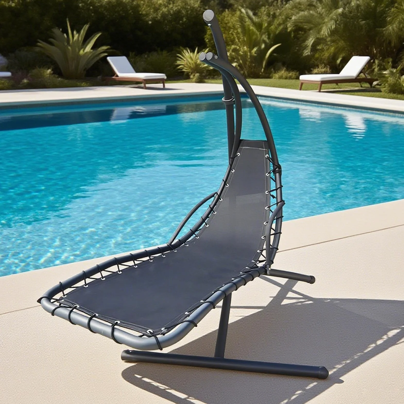 Tissu de Remplacement pour Chaise Suspendue - Housse Résistante à l'usure pour Extérieur Patio
