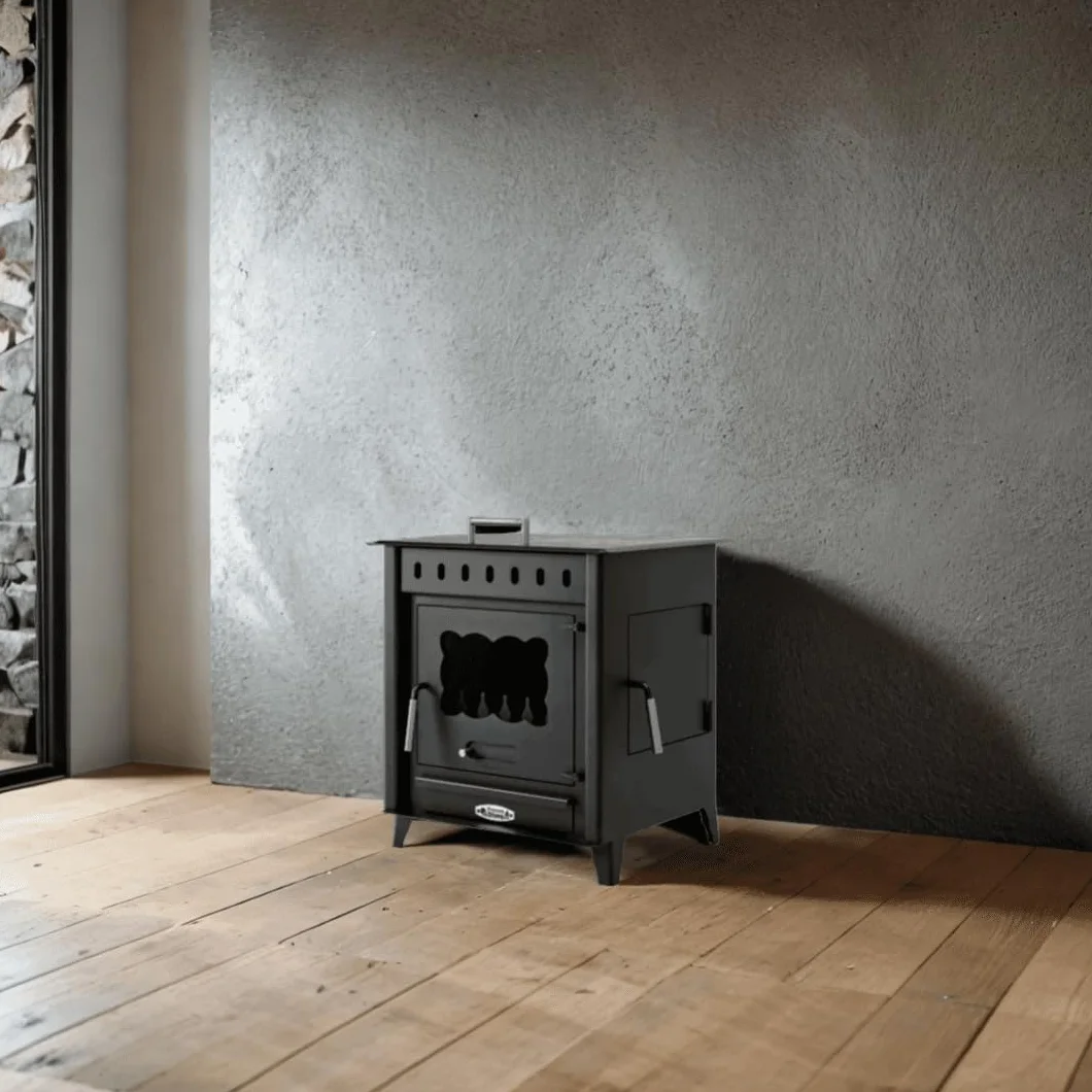 Poêle à Bois VESUBIO 1 12,6 KW Acier 4 mm ECODESIGN 2022