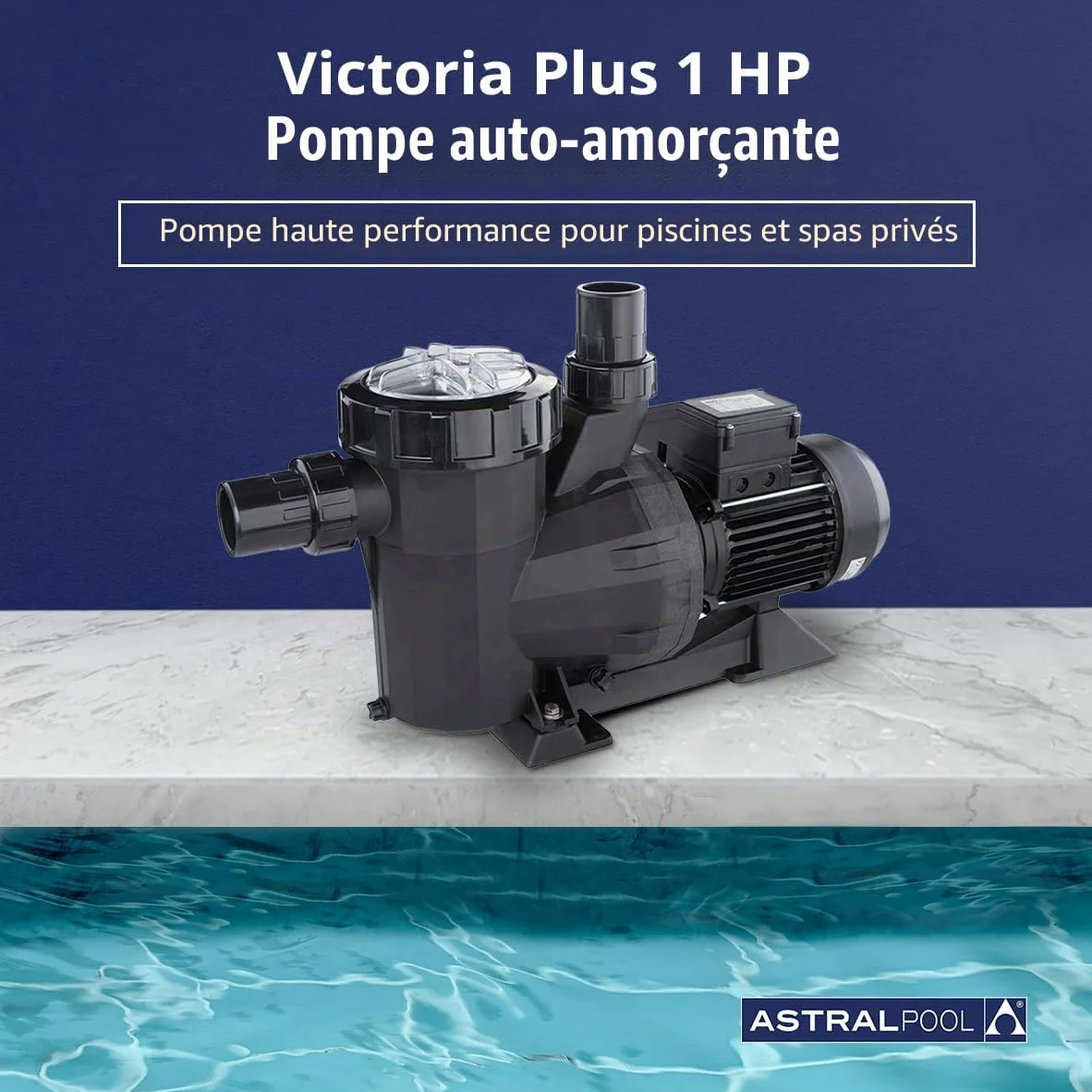 Astral Victoria Plus 38773 Pompe de piscine Noir 1 CV II V 230