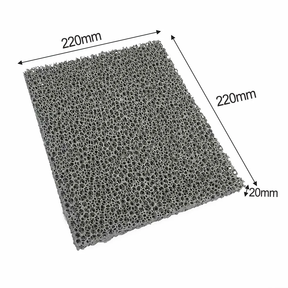 Filtre à poussière fine Hark 200 x 200 x 20 mm pour cheminées et poêles - Gris