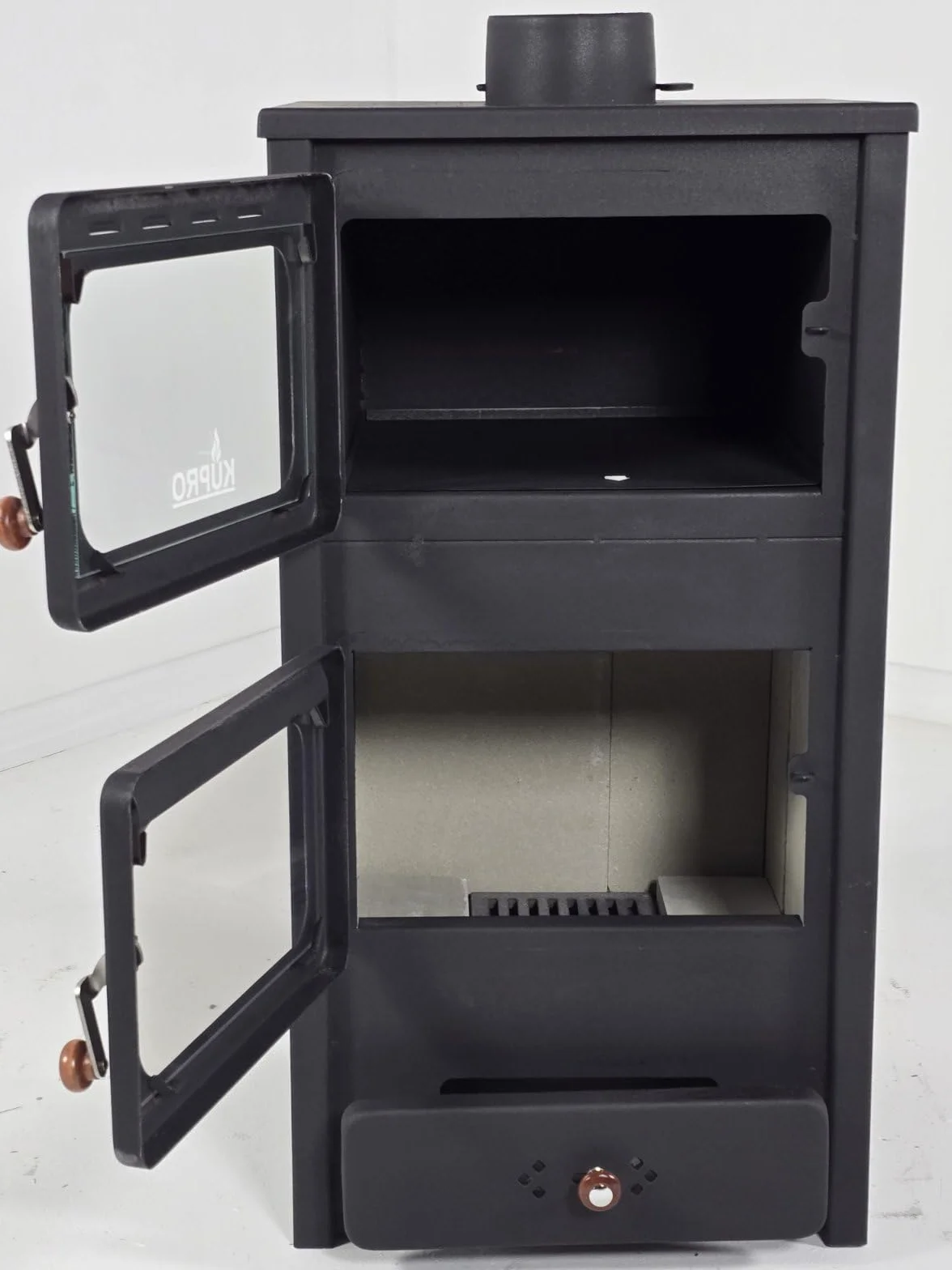 Poêle à bois Kupro Lux 11 kW avec four