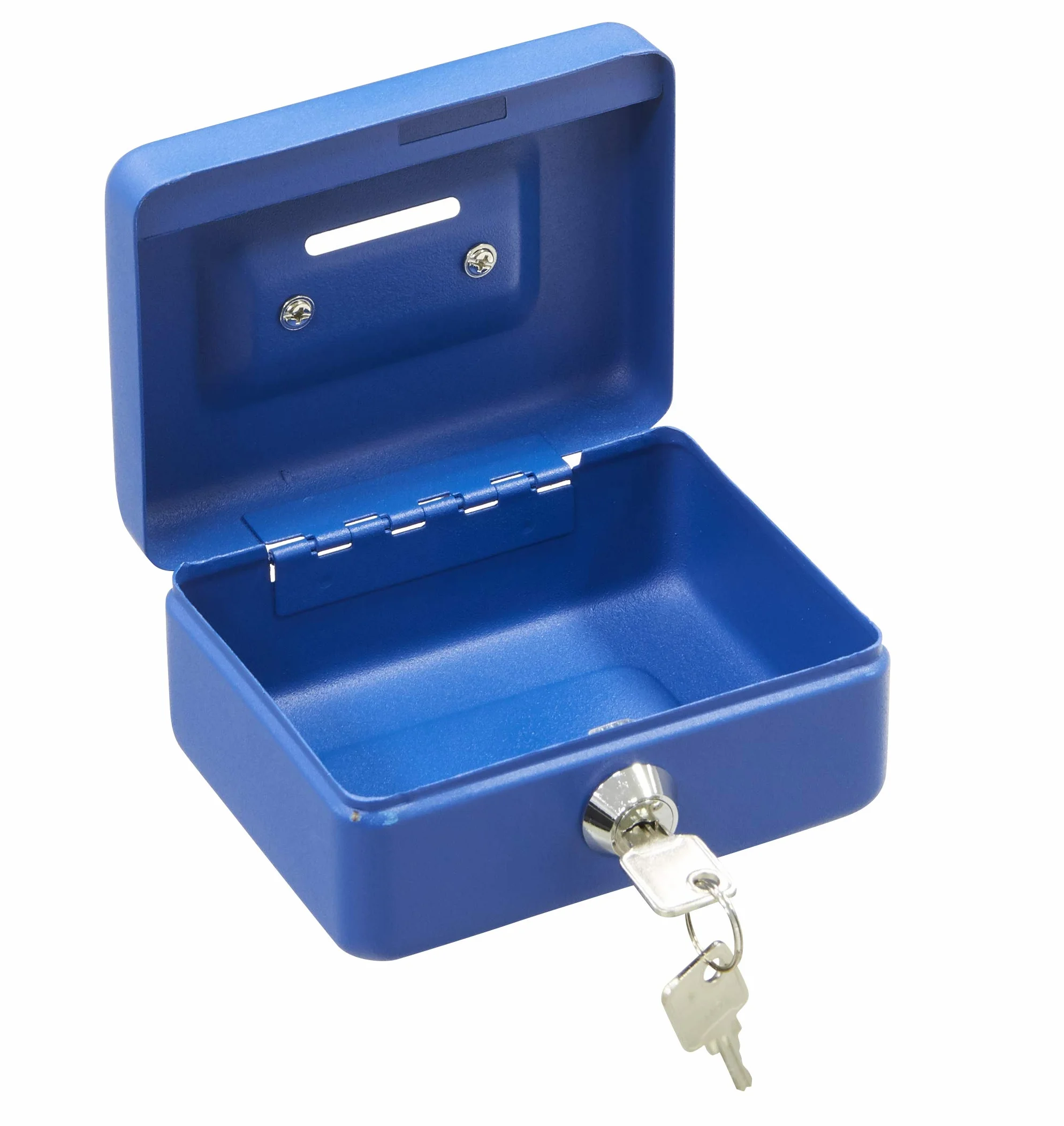 ARREGUI C9005 Coffre fort portatif caisse à monnaie acier 12,5 cm Bleu