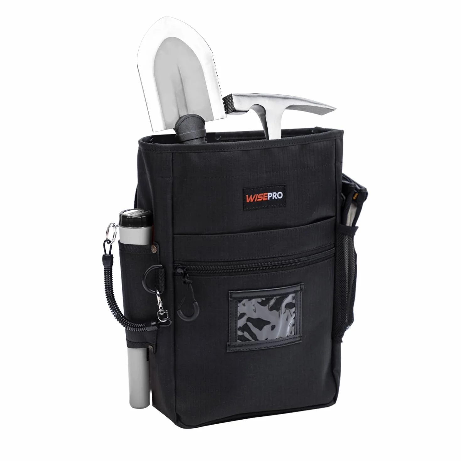 La détection de métaux trouve un sac banane, sac banane portable avec poches et étui, pochette pour PinPointer, Noir