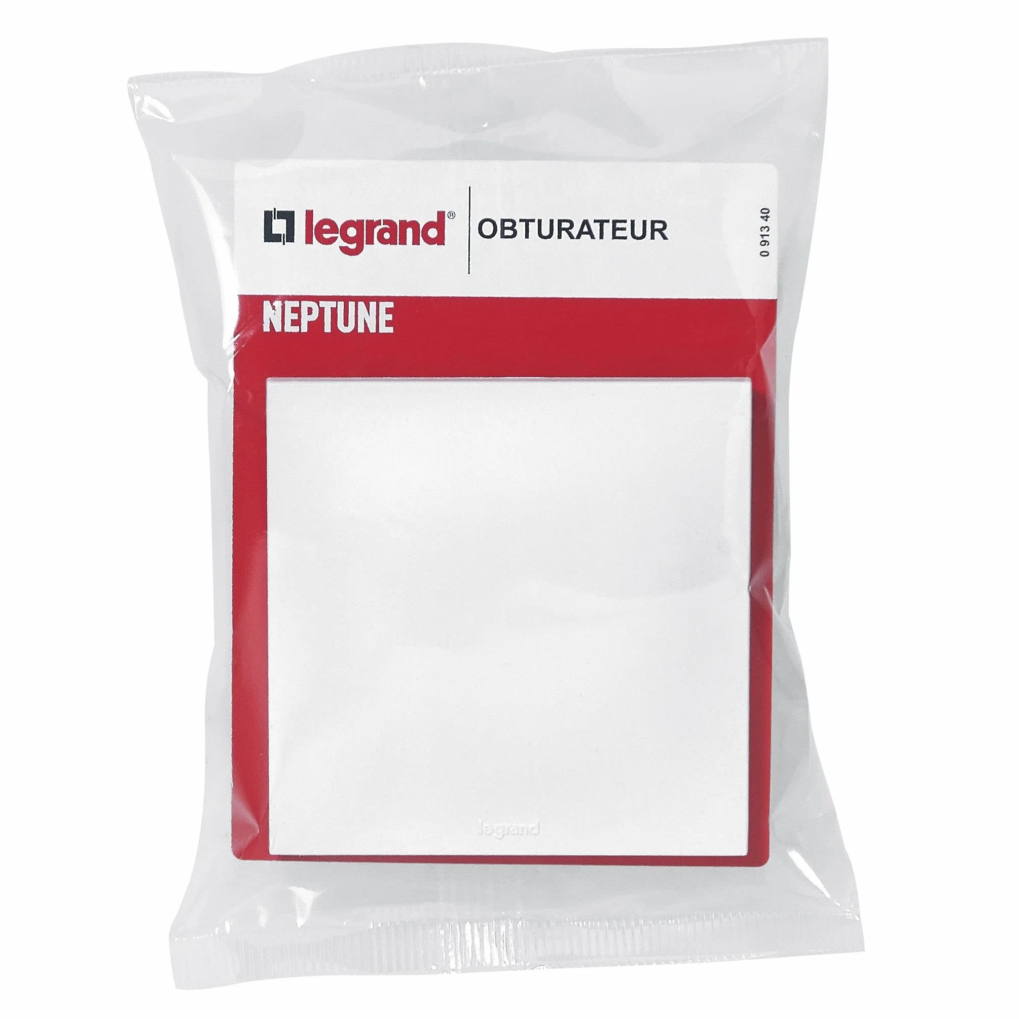 LEGRAND Obturateur Neptune Encastré Fixation Vis Griffes Blanc