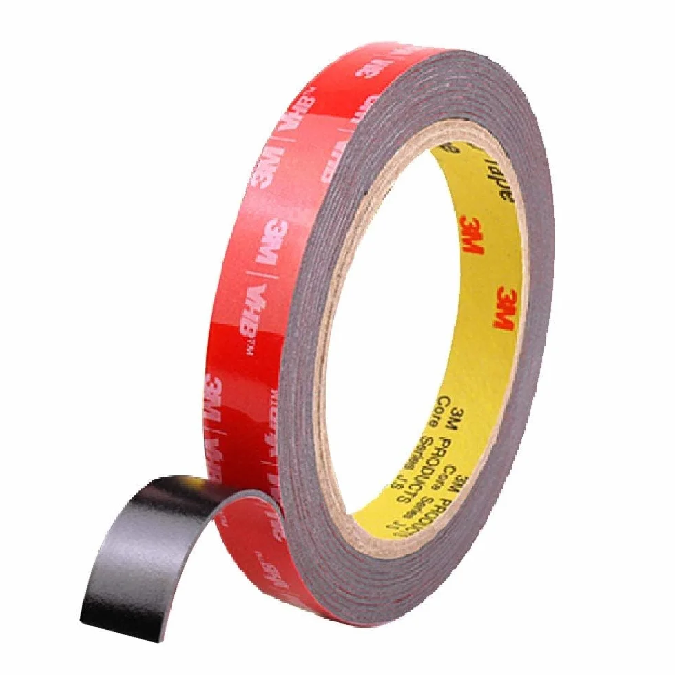 3M 5952 Ruban adhésif double face extra solide imperméable haute température 12 mm x 4,6 m