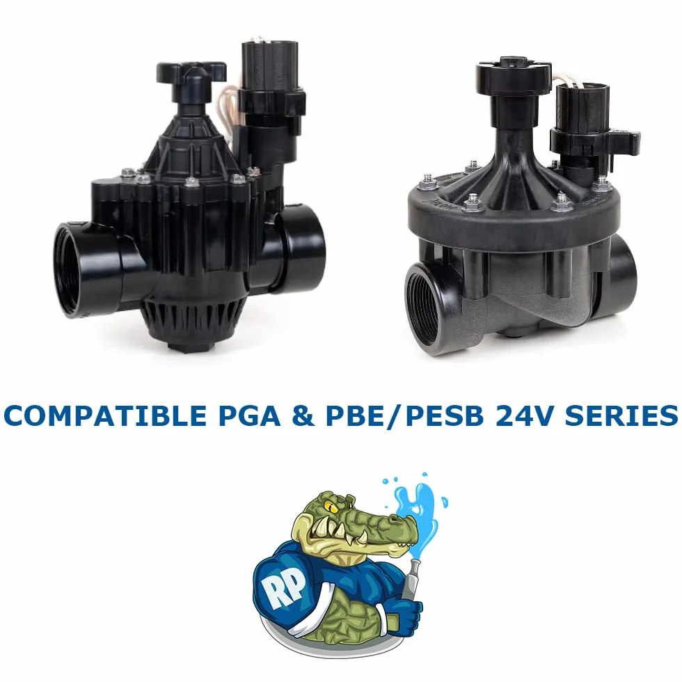Solénoïde 24 V AC compatible Rain Bird PGA PEB remplacement arrosage automatique