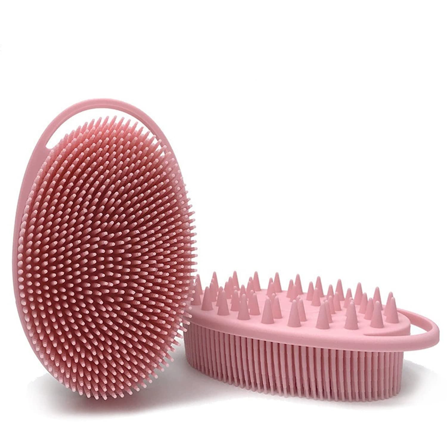 Pink Silicone Exfoliating Body Scrubber