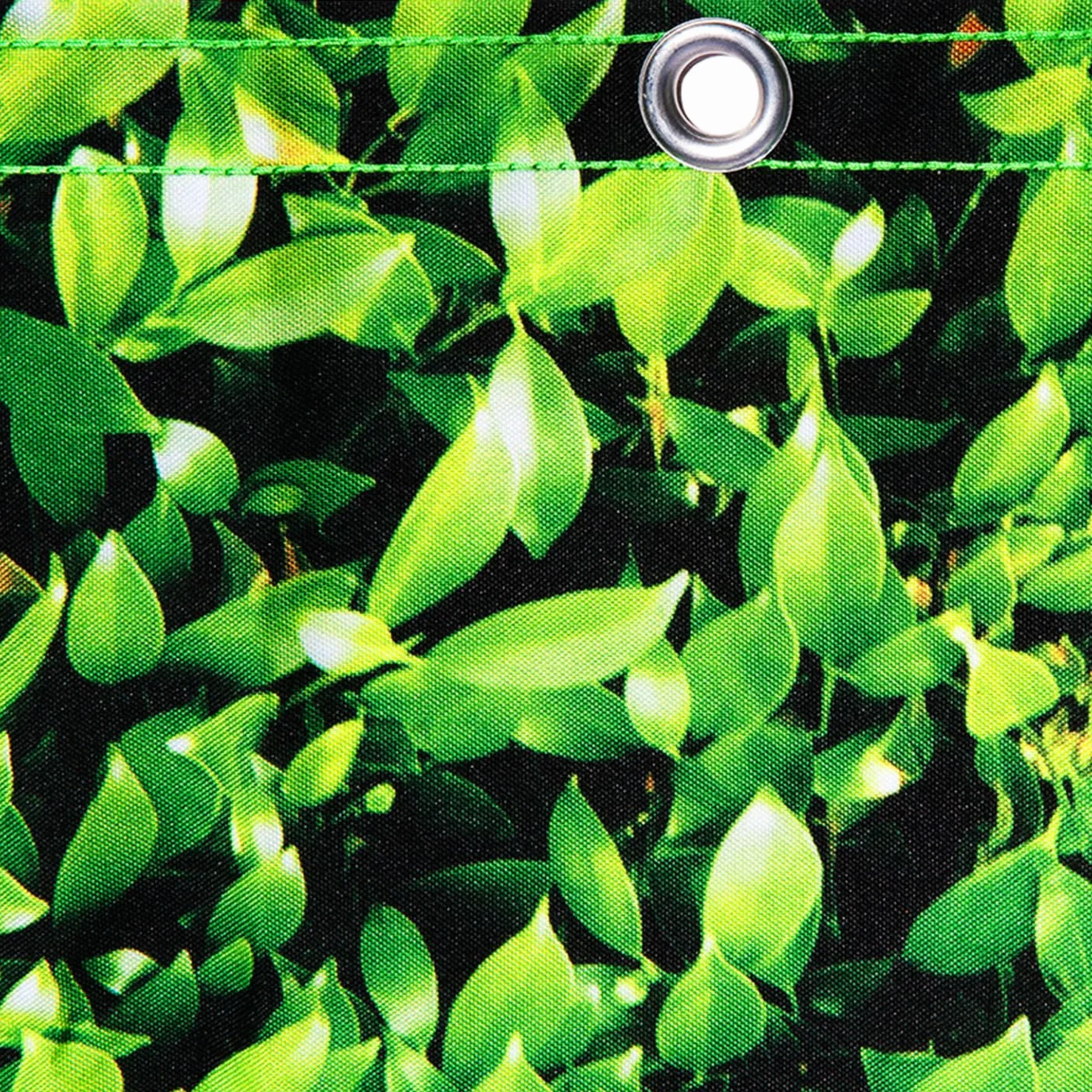 IDMarket - Brise Vue occultant 1,2 x 10 M imprimé Feuillage 160 GR/m²