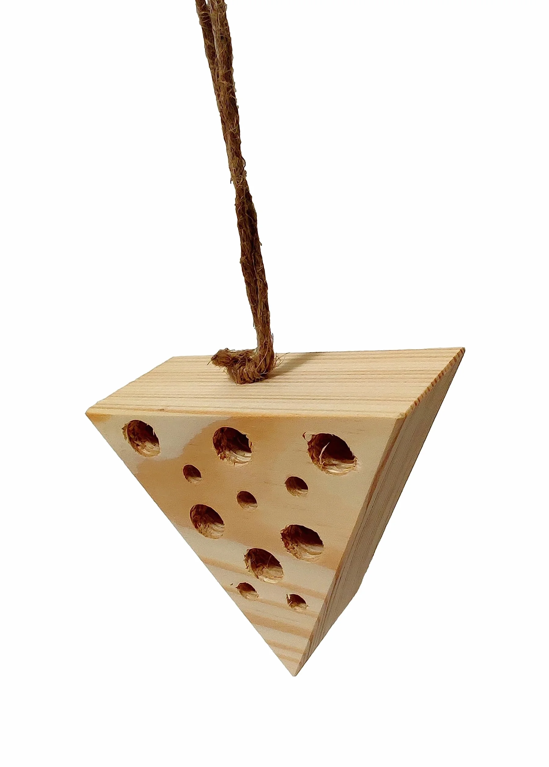 Wooden World - Hôtel pour Insectes – Abris écologique Naturel en Bois pour Insectes - Triangle inversé