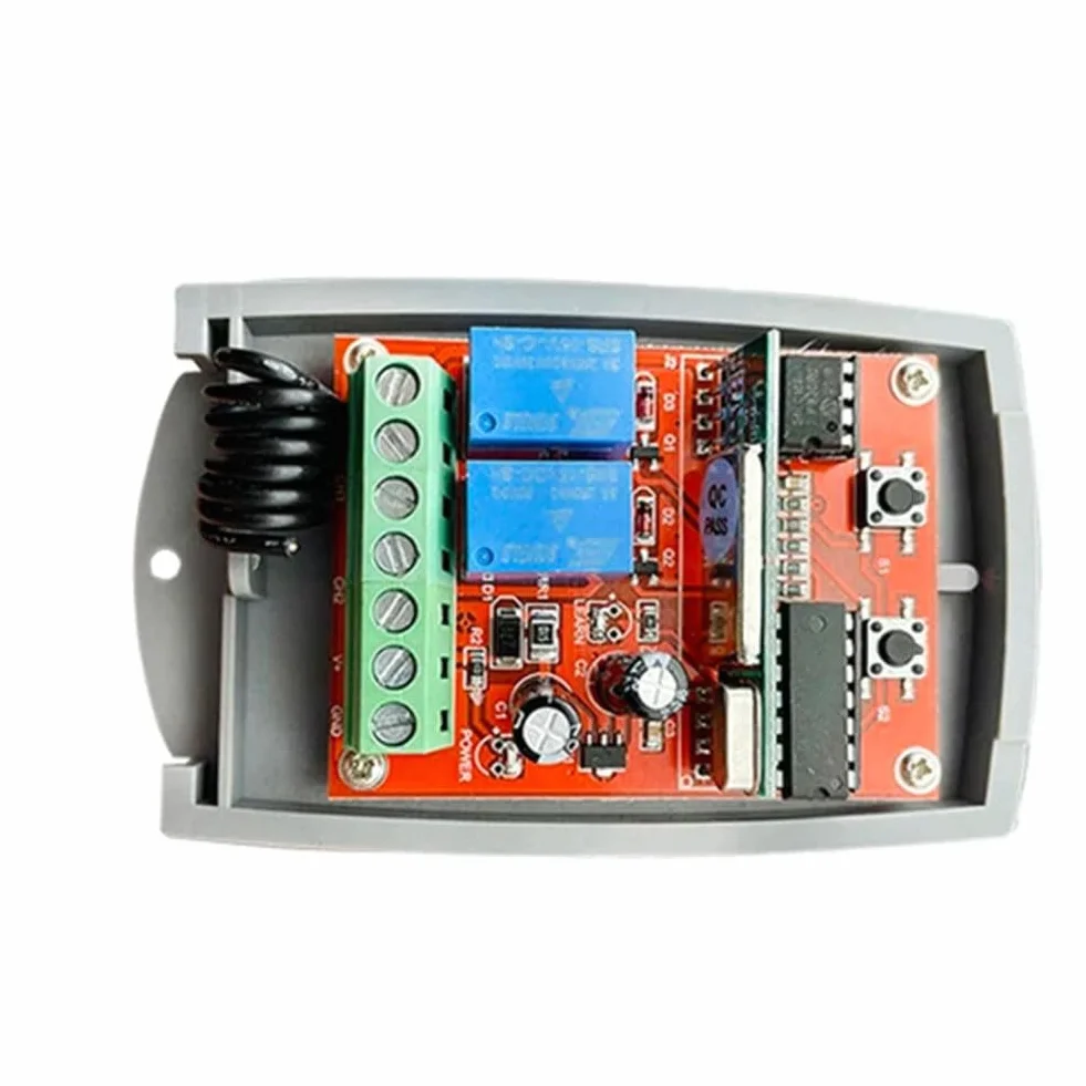 Récepteur Universel Télécommande Porte Garage 433 MHz 12 V-24 V Ouvre-Porte Électrique 433,92 MHz Code Roulant