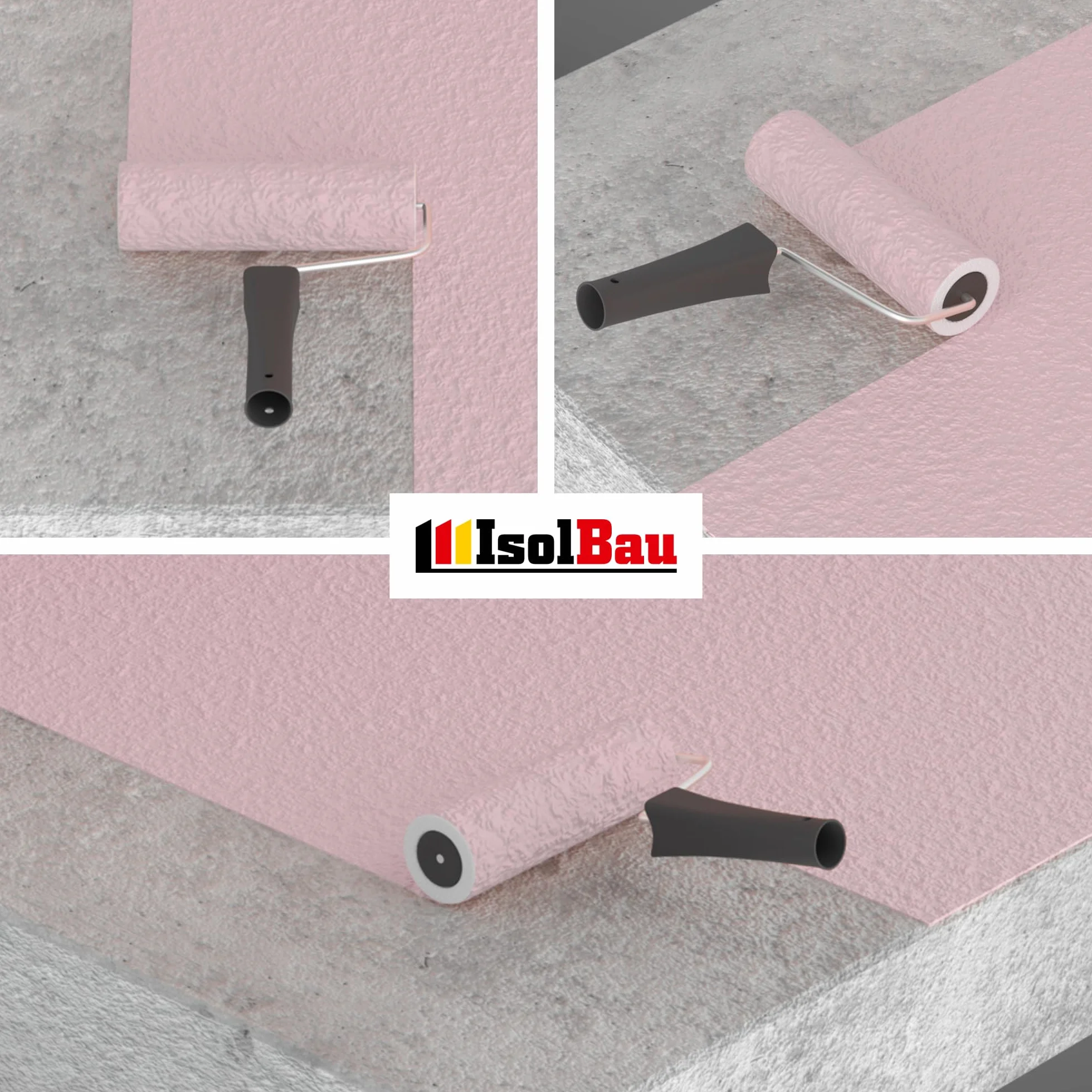 Isolbau Contact Béton 1,5 kg Apprêt pour Surfaces Lisses Béton Armé
