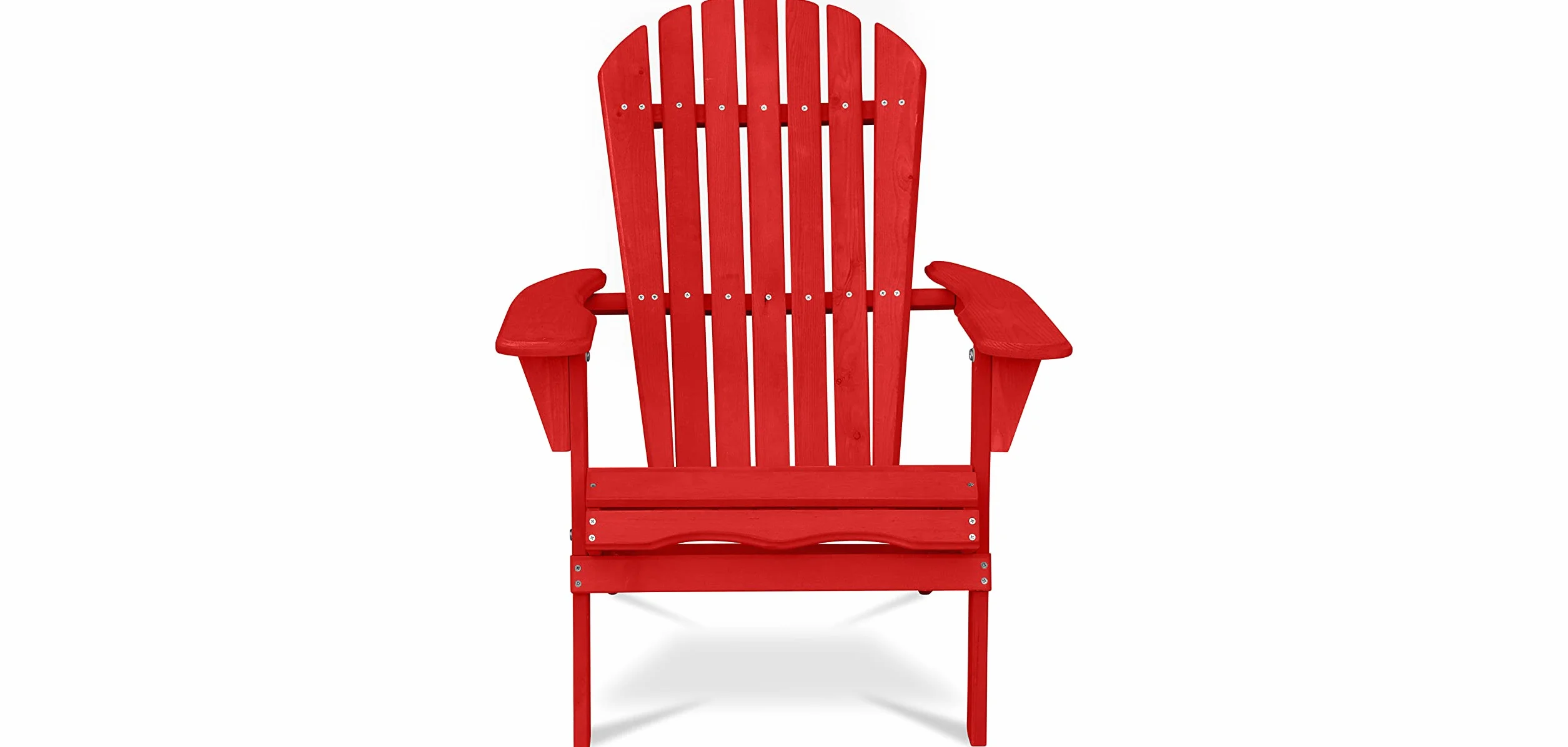 Chaise d'extérieur en Bois avec accoudoirs - Chaise de Jardin Adirondack - Adirondack Bleu