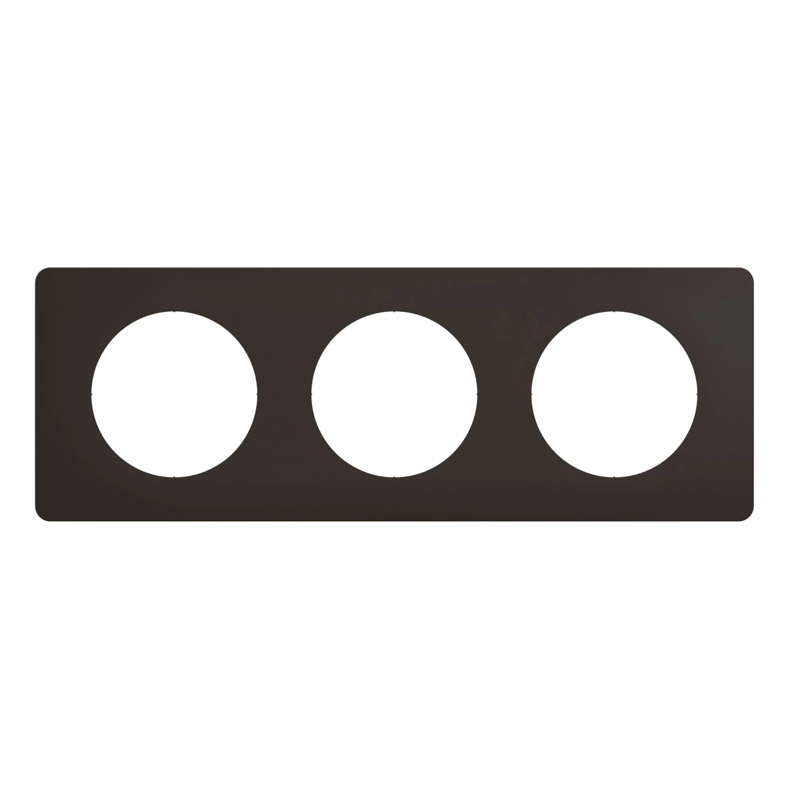 Legrand Plaque 3 Postes Noir Mat Céliane Finition Déco Moderne Compatible Mécanismes 90% Matière Recyclée