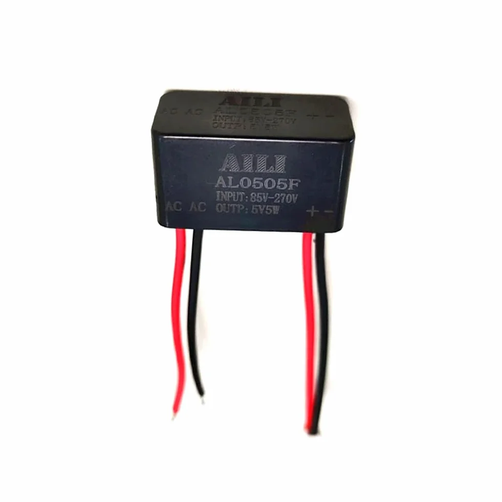 Transformateur 5W AC 220V DC 5V/1A Étanche époxy Moulage Bloc d'alimentation