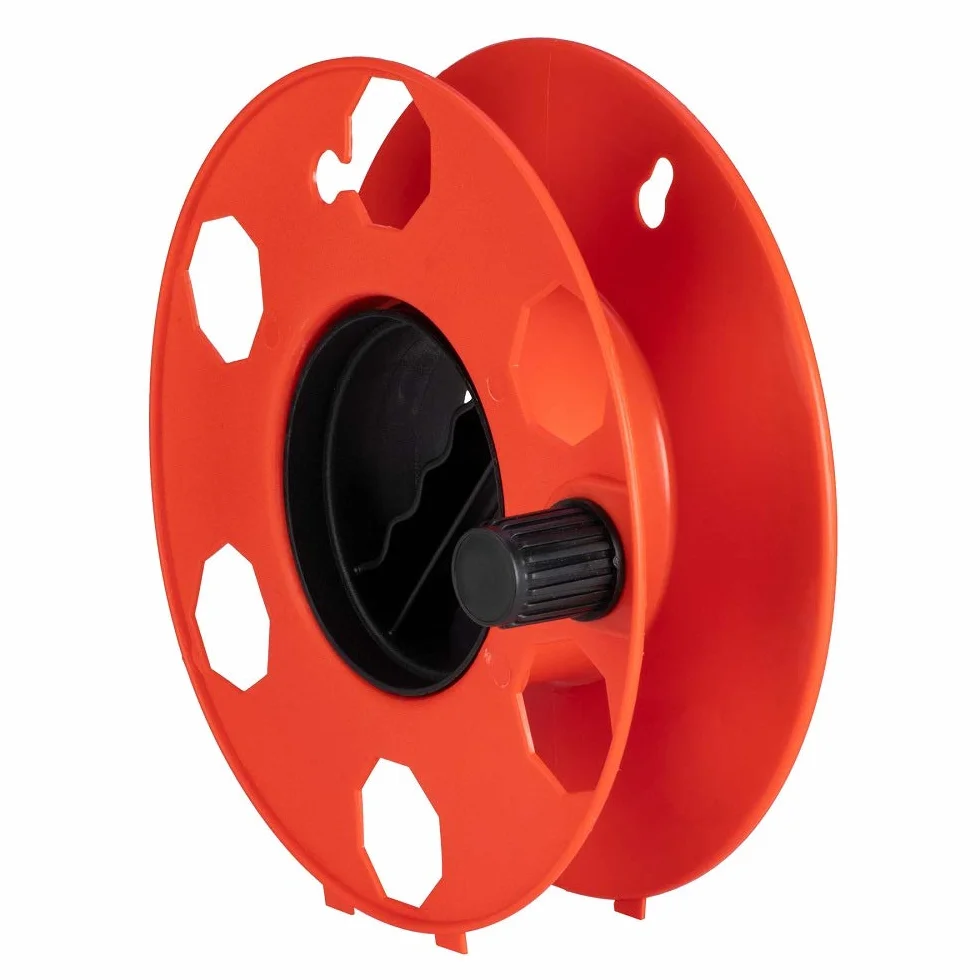 POLY POOL PP2603 Enrouleur de Câble Rolly pour Rallonges Électriques, Tuyau Flexible, Rouge