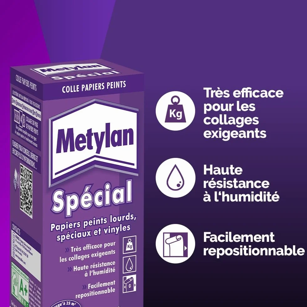 Metylan Colle Papiers Peints Renforcée 200g 25 m²