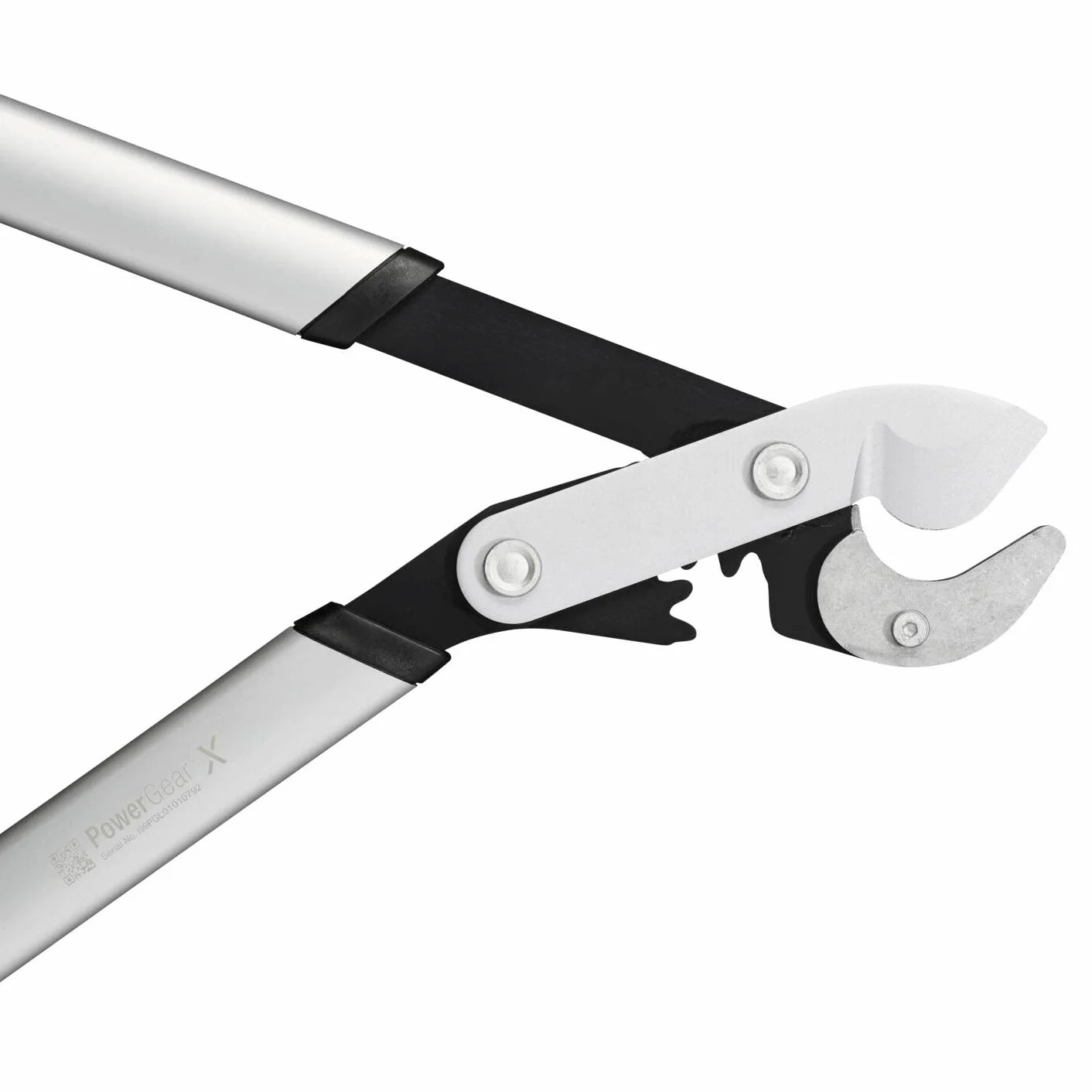 Fiskars Coupe-branches à enclume pour bois sec et dur, Système à crémaillère PowerGear X, Taille L, Revêtement antiadhésif, Acier trempé, Longueur: 80 cm, Noir/Orange, LX99