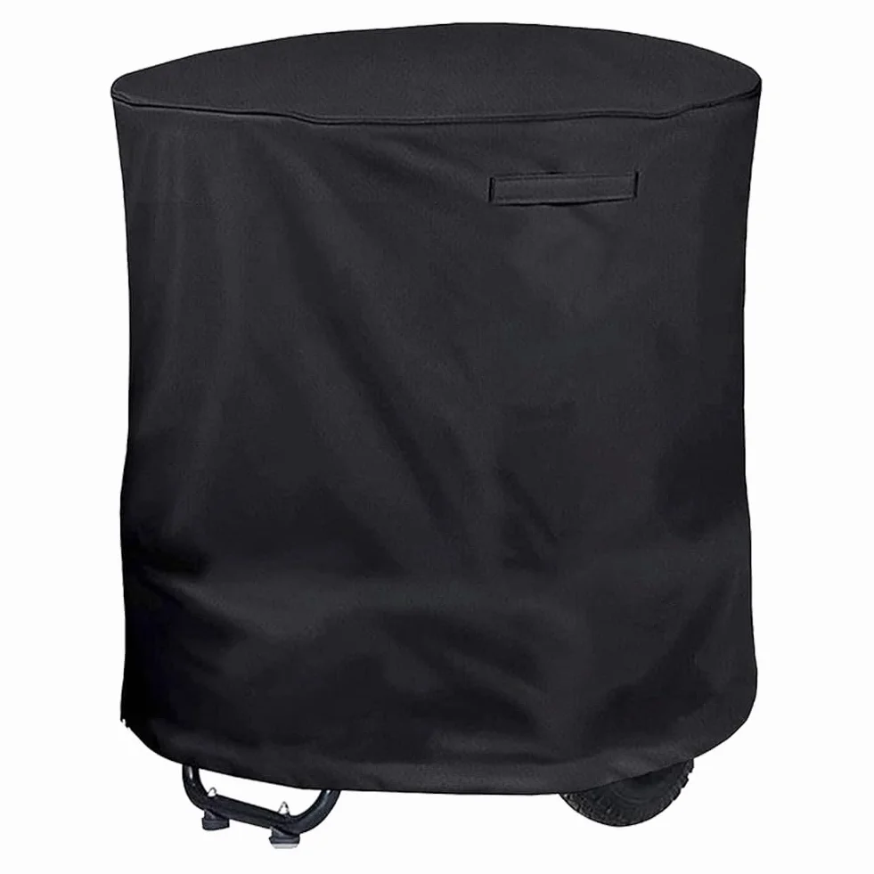 Housse de protection pour déchiqueteuse de bois en tissu Oxford, très résistante, housse imperméable et anti-poussière pour jardin, terrasse (noir)