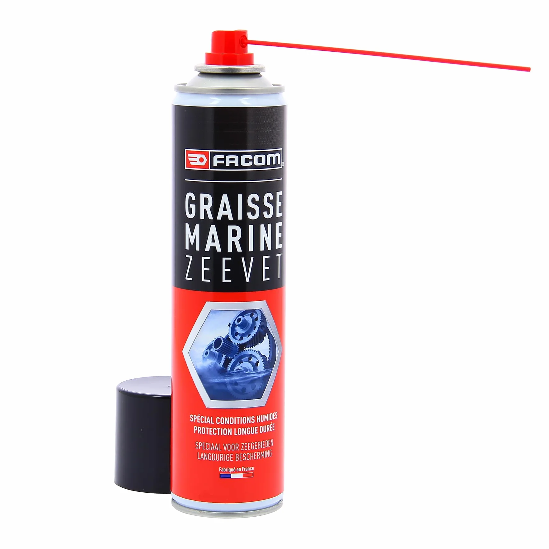 FACOM Graisse Marine Sulfonate de Calcium 300 ml Aérosol 360° Protection Anti-Corrosion