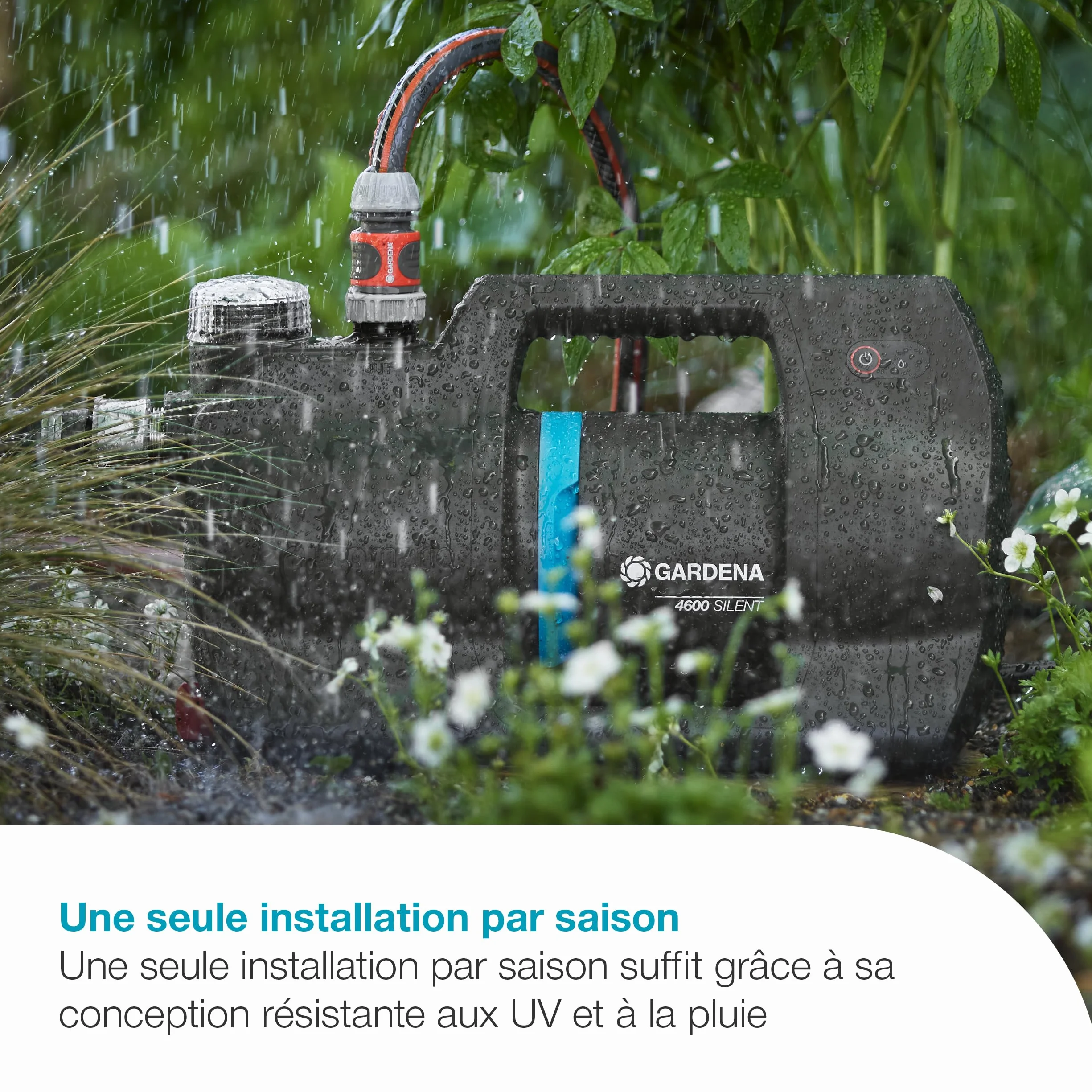 GARDENA Groupe de surpression 4600 Silent Pompe Irrigation automatisée eau domestique 25% consommation énergie moins 9070-20