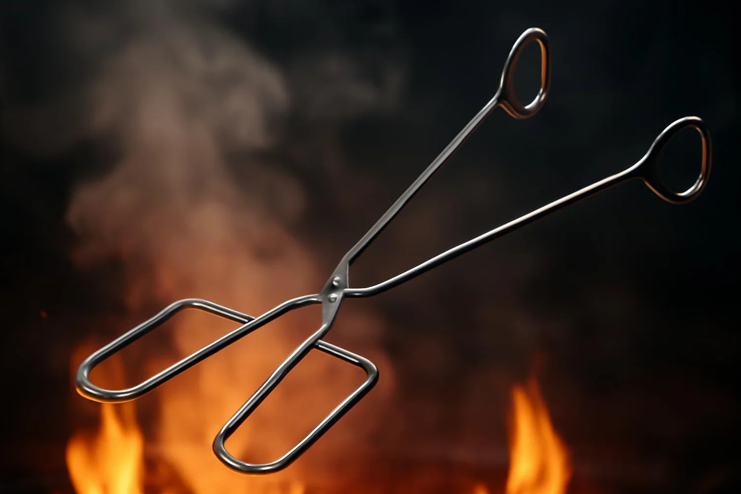 Pince à barbecue en acier inoxydable 31 cm – Pince anti-rouille, résistante à la chaleur, idéale pour barbecue, cuisine et camping – Outil professionnel pour viande, légumes, saucisses et plus