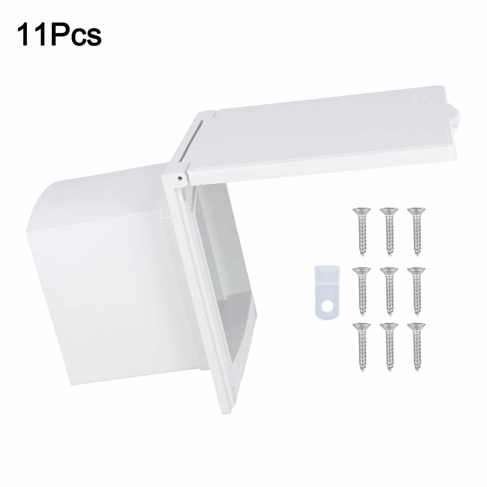 Prise d'entrée CEE encastrée 230 V 16 A IP44 Noir carré